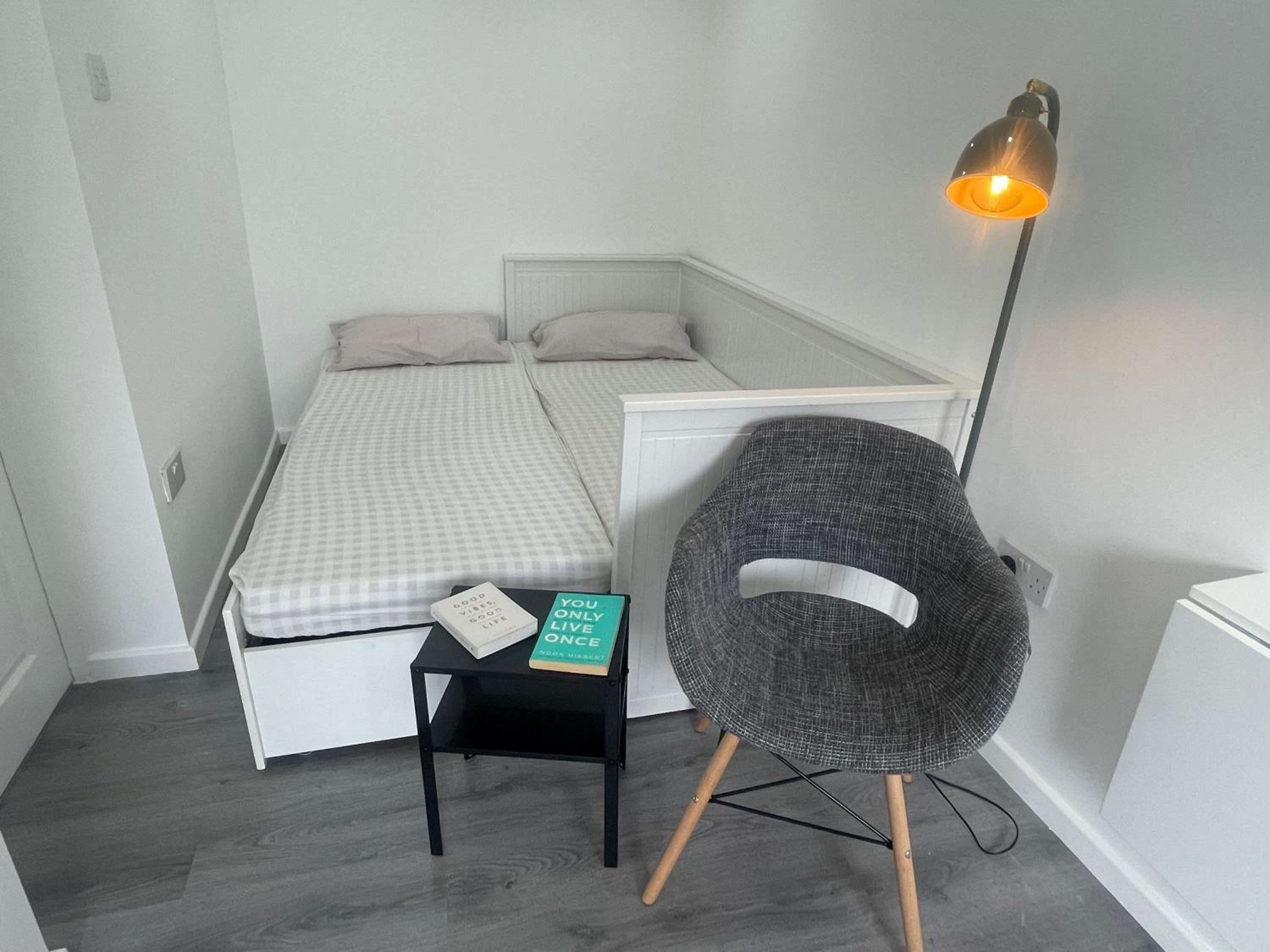 Self-contained studio & kitchen