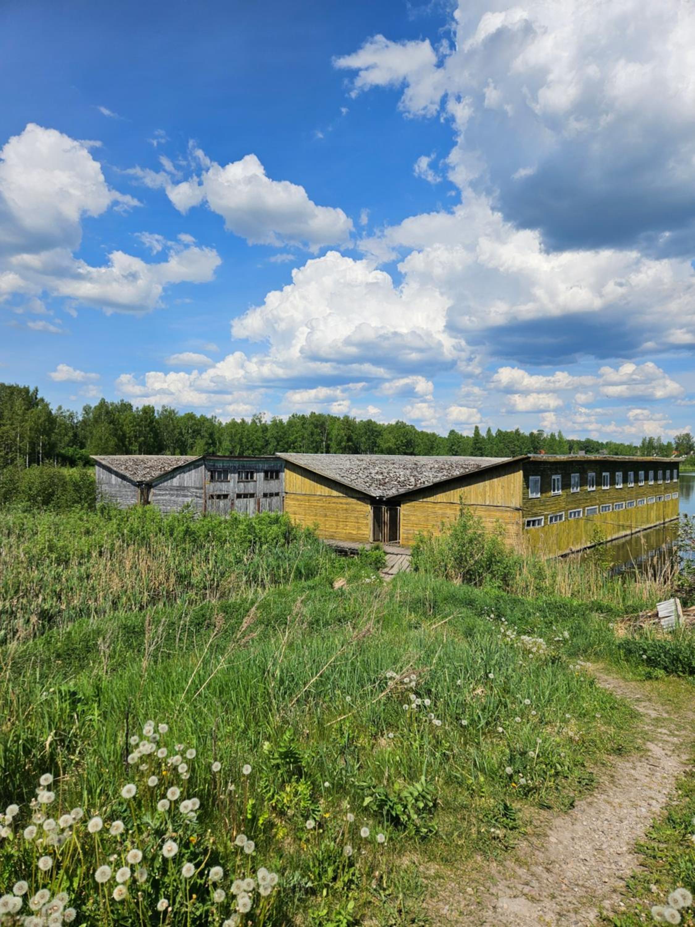 White boat house Aluksne view 5