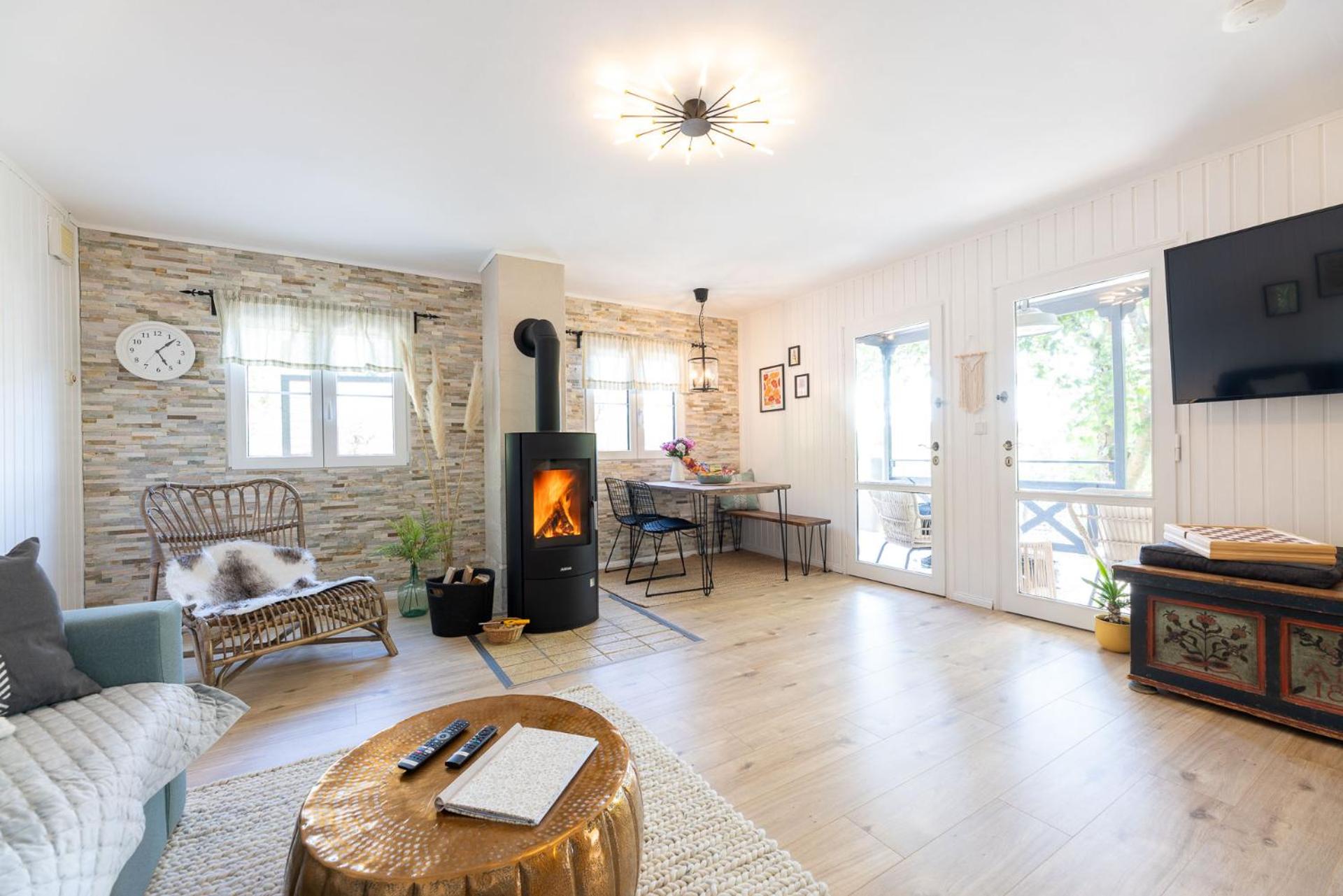 Romantisches Cottage mit Sauna, Terrasse & Natur