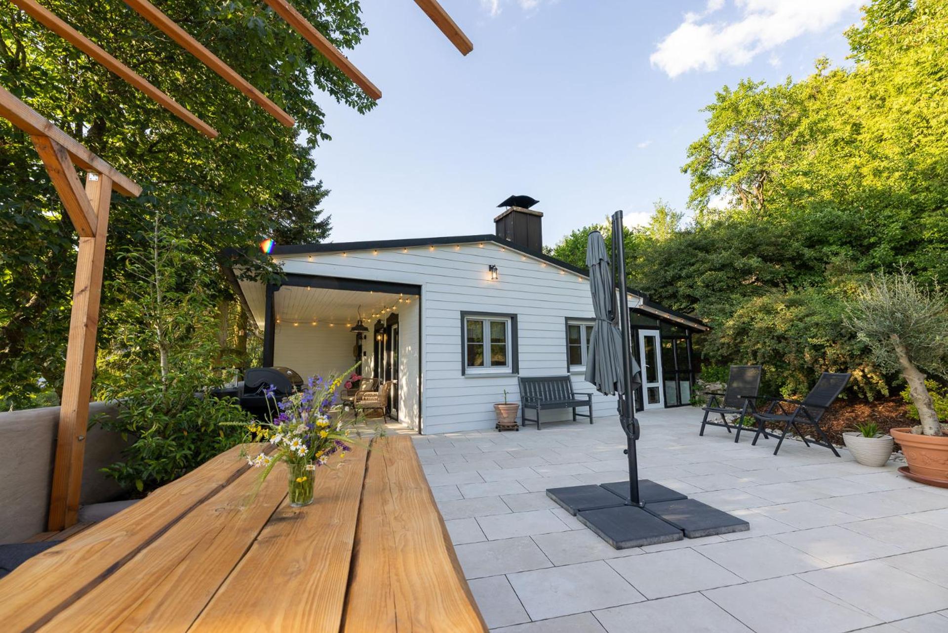 Romantisches Cottage mit Sauna, Terrasse & Natur