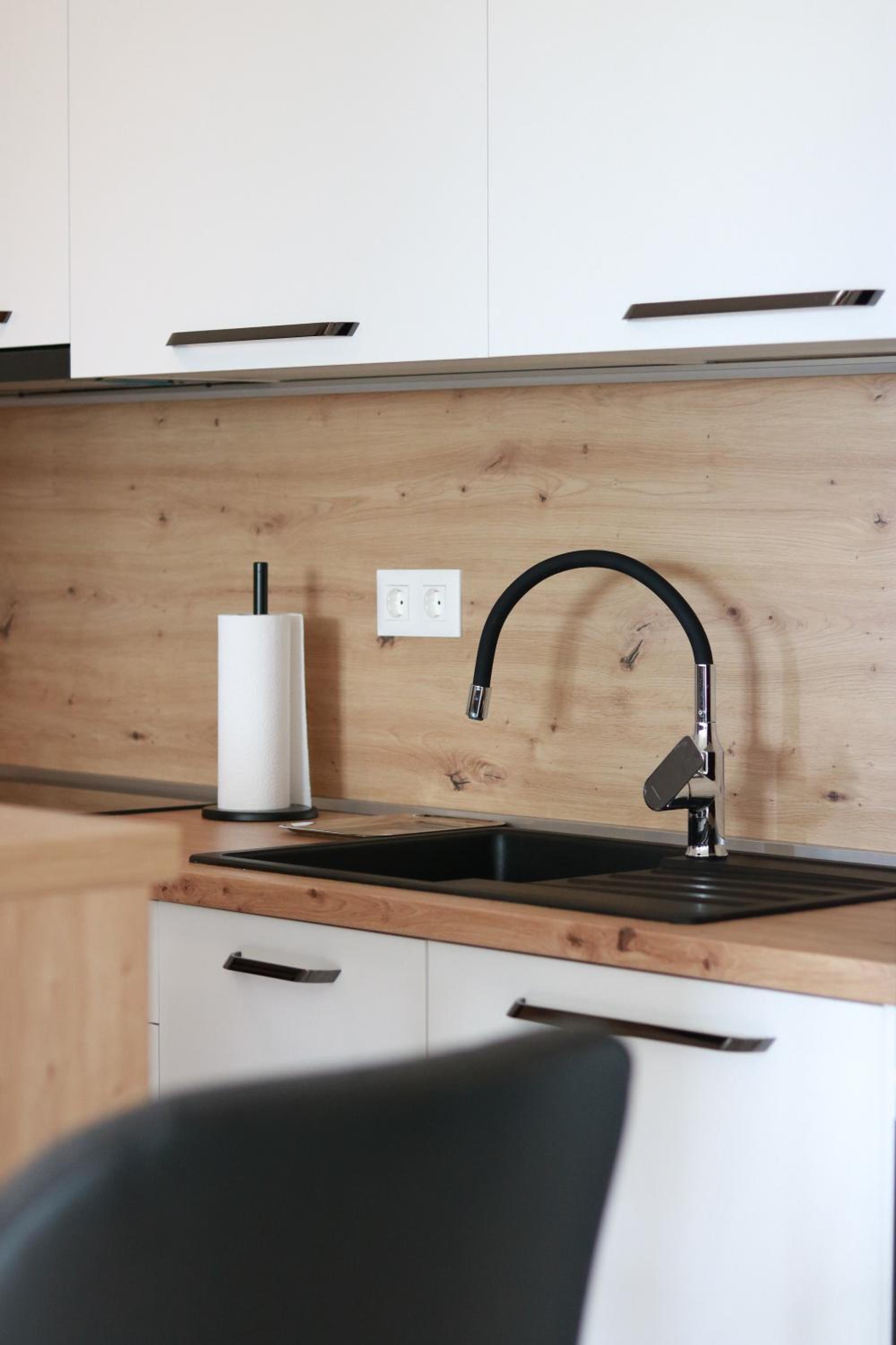 Apartment Queen, self check-in, free private garage parking