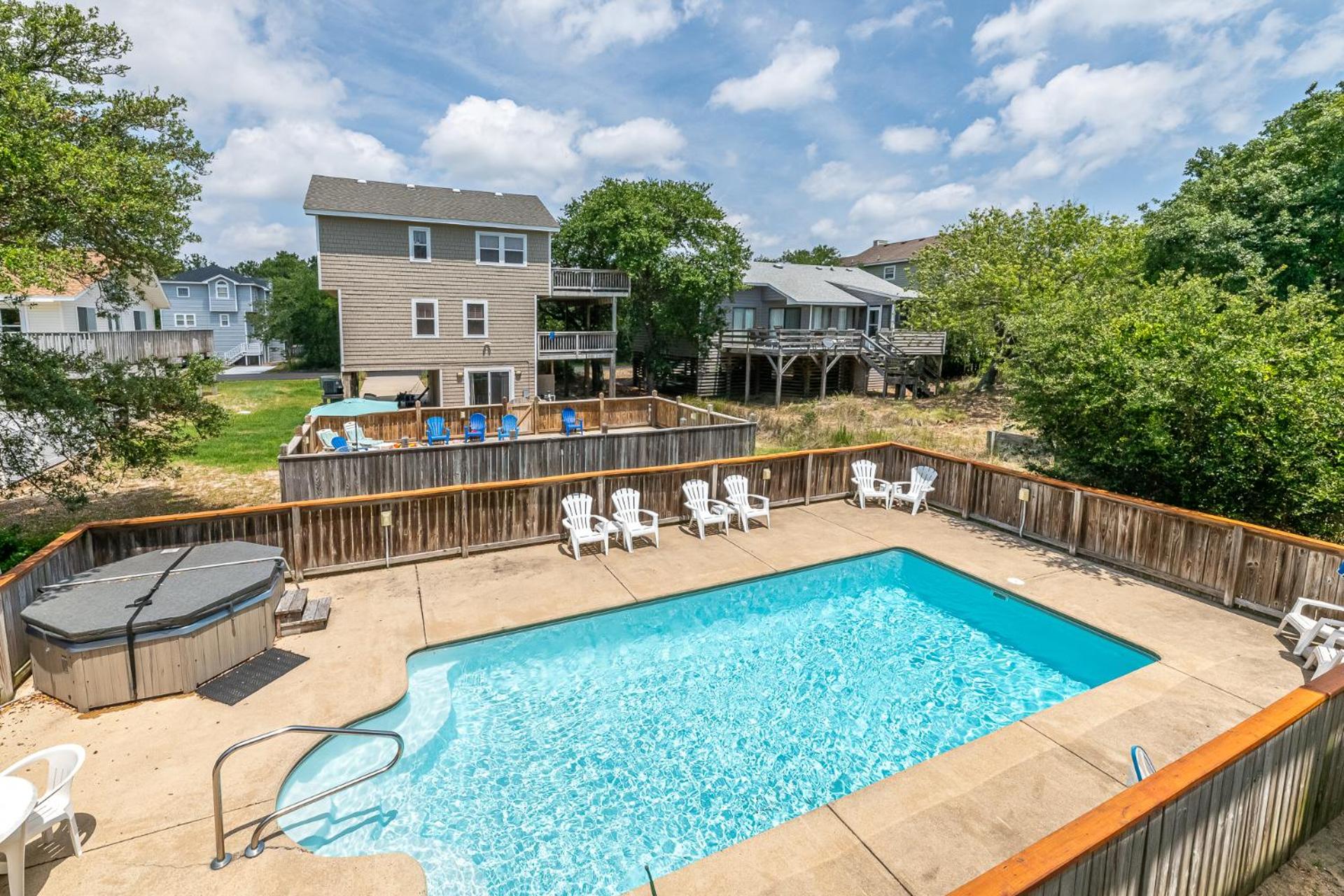 Faraway - Corolla, Ocean Sands, Oceanside, Pool, Hot Tub, Community Pool