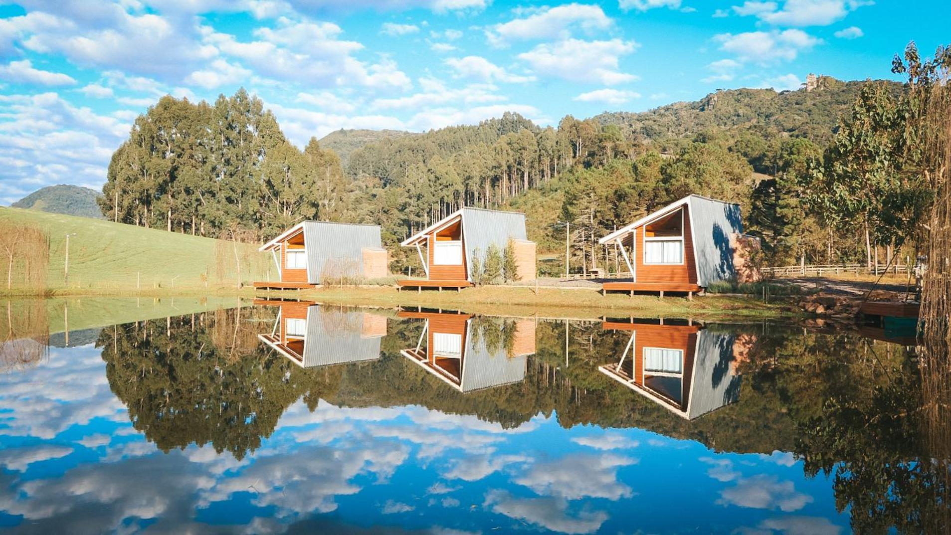 Sand River - Cabanas com românticas hidromassagem entre Urubici e Urupema