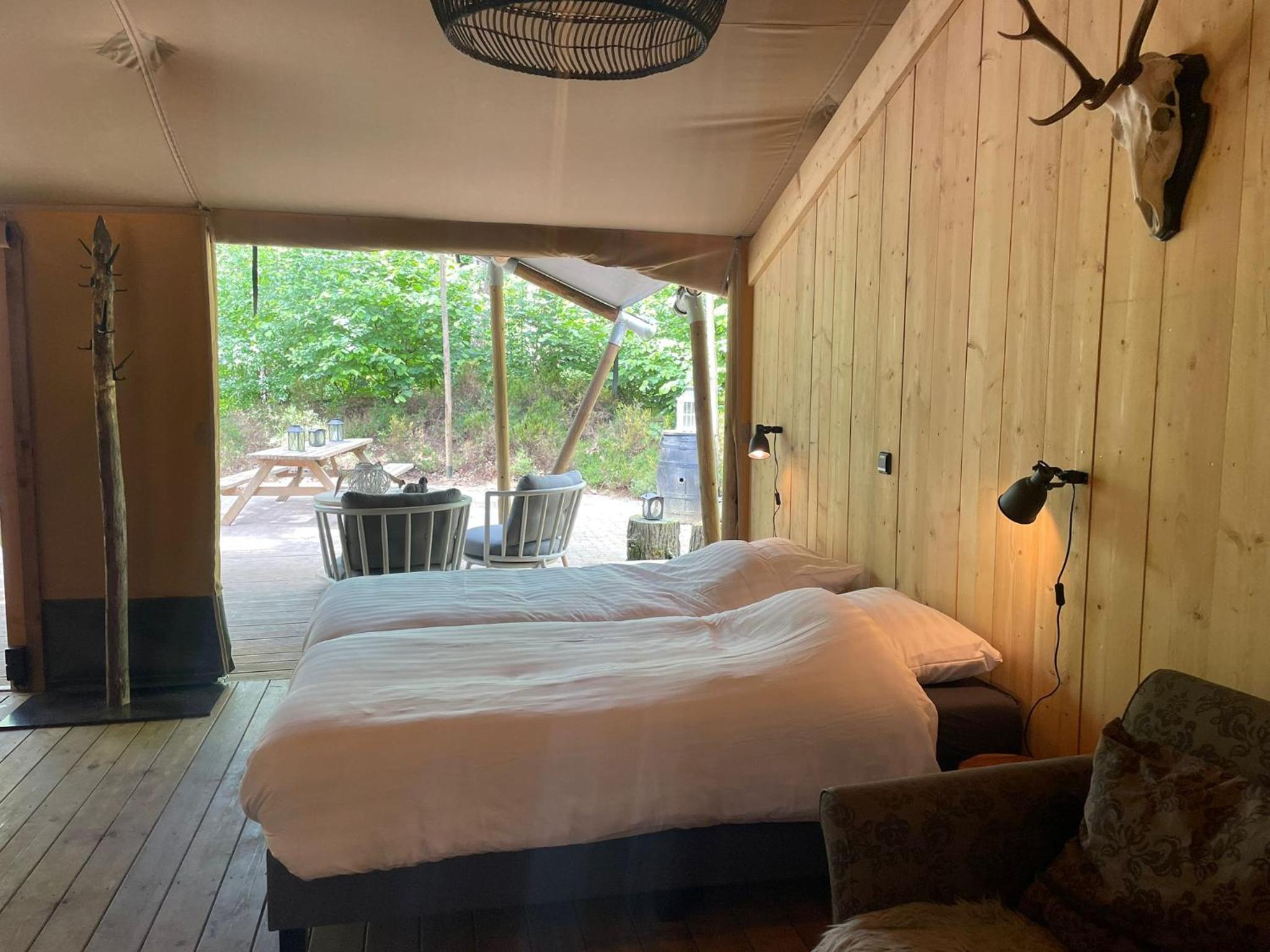 Veluwse Safari Lodge tent view 2