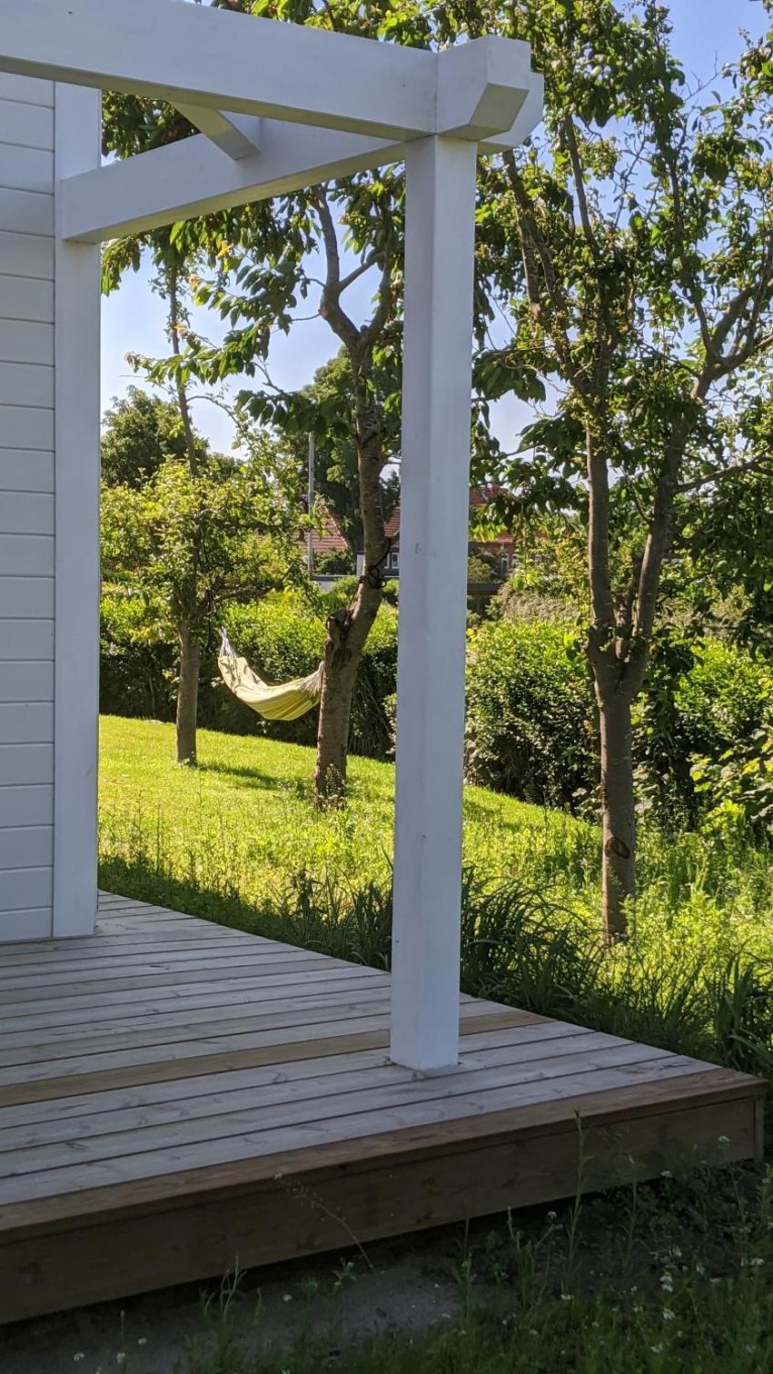 BADEBUDE Ostsee Ferienhaus großem Garten