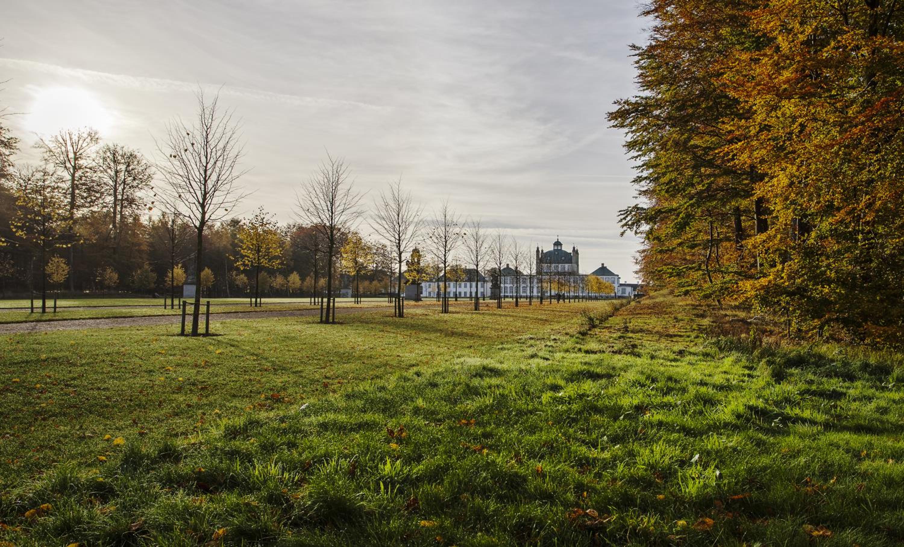Fredensborg Vandrerhjem, i Kongens baghave