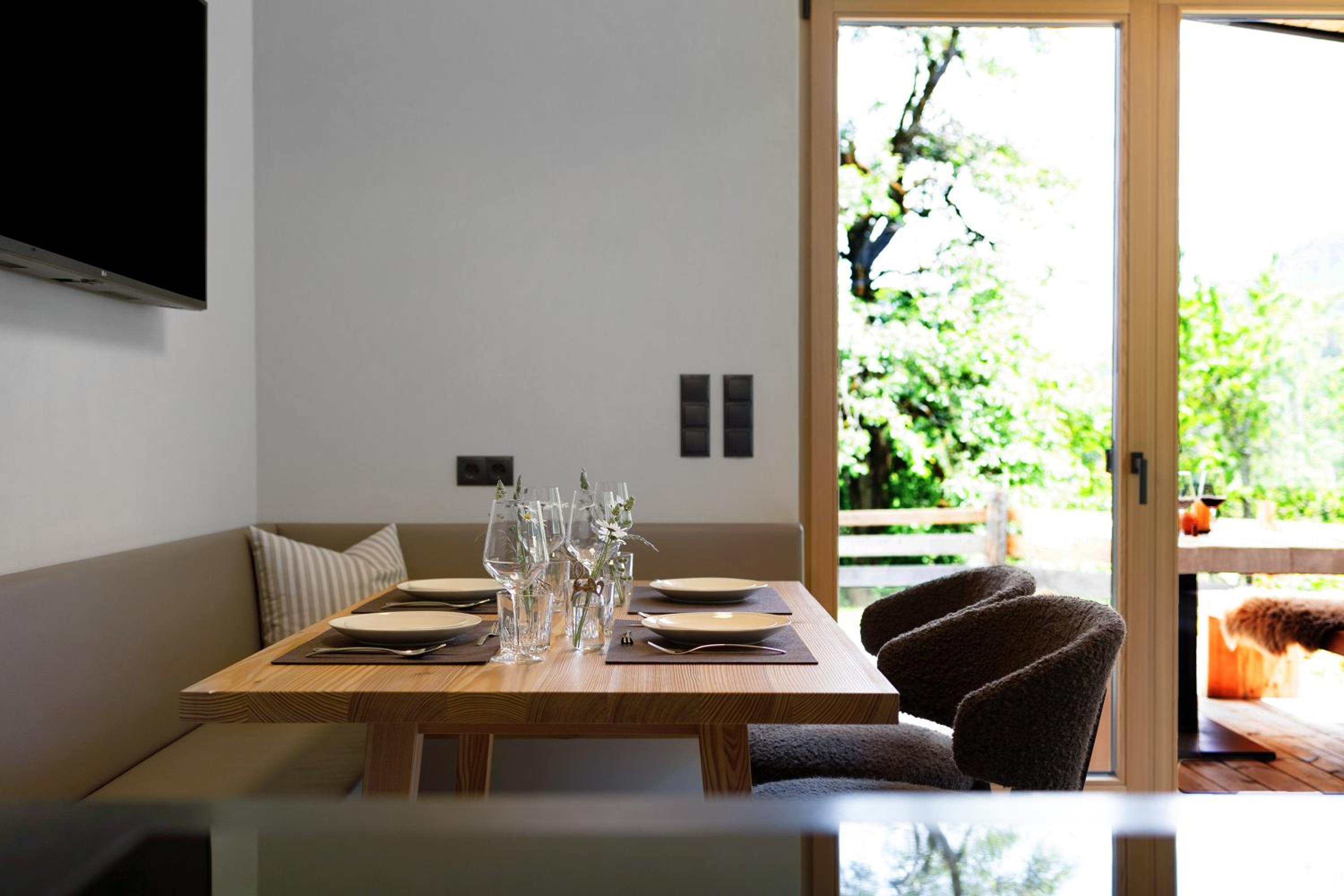 Oberplunerhof Luxury Chalet Woods view 5