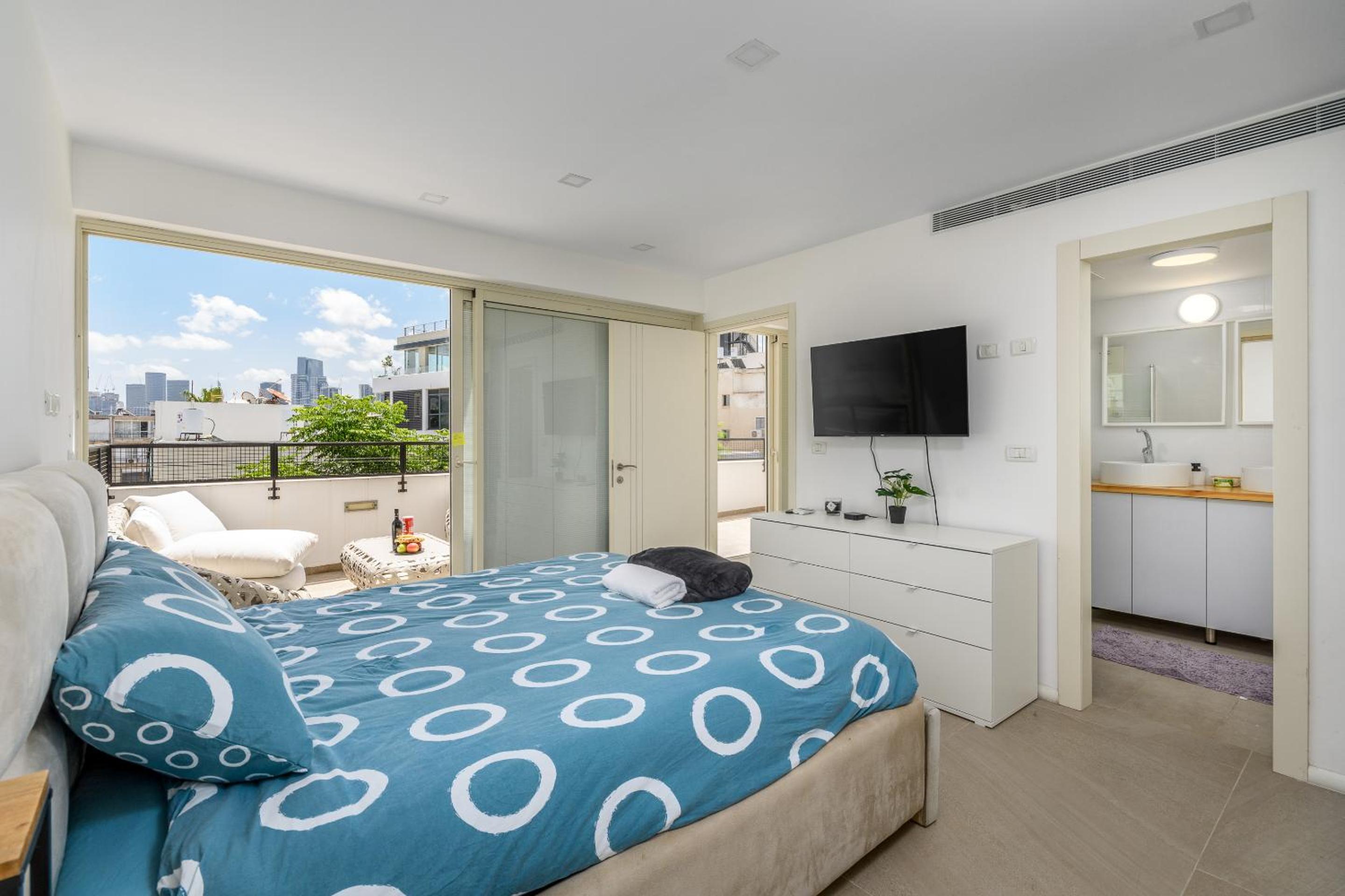 New Gordon Beach 1BR with terace view 3