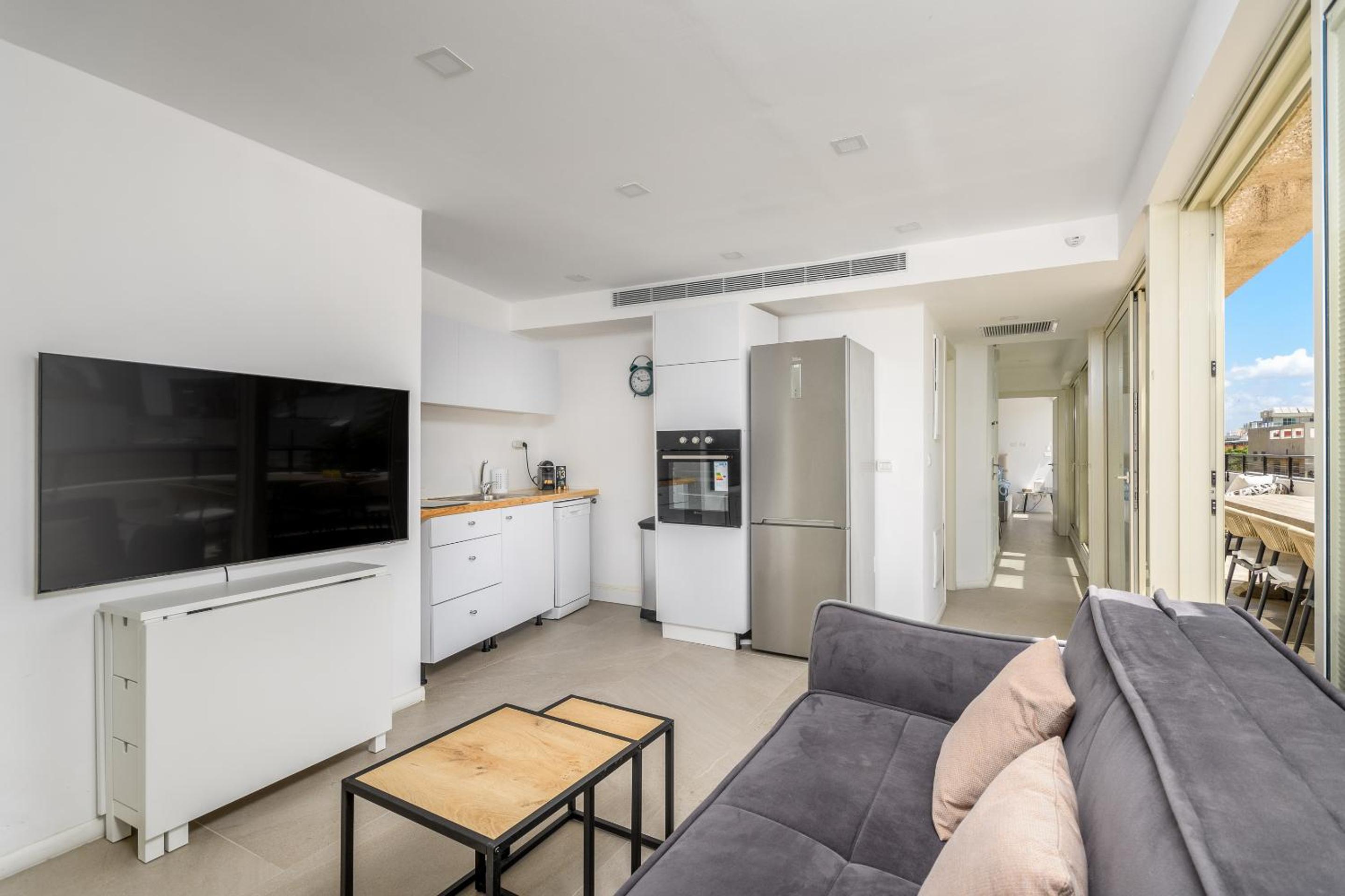 New Gordon Beach 1BR with terace view 2