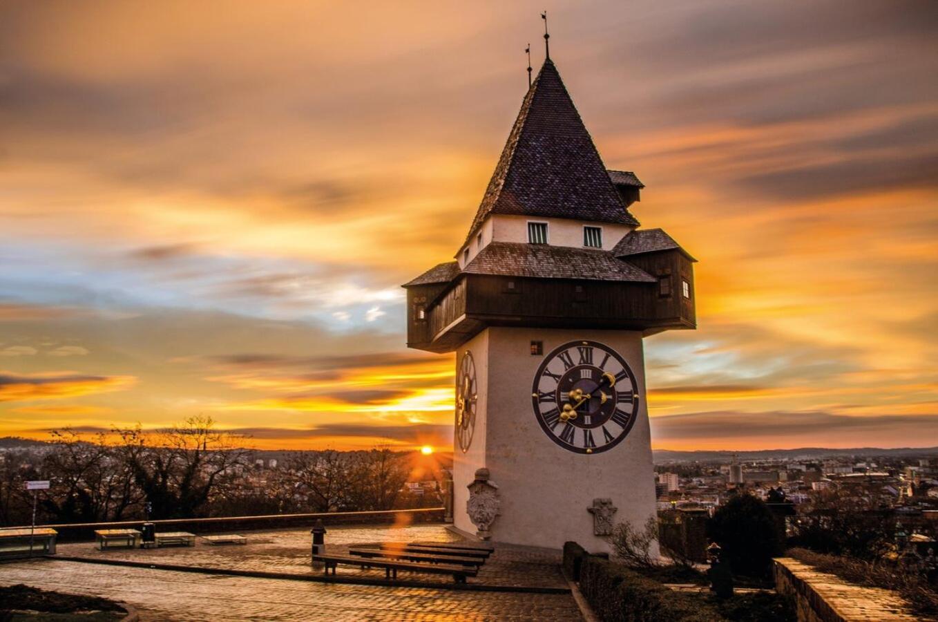 Top at Park, das luxuriöse Appartement mit Terrasse und Parkplatz im Herzen von Graz