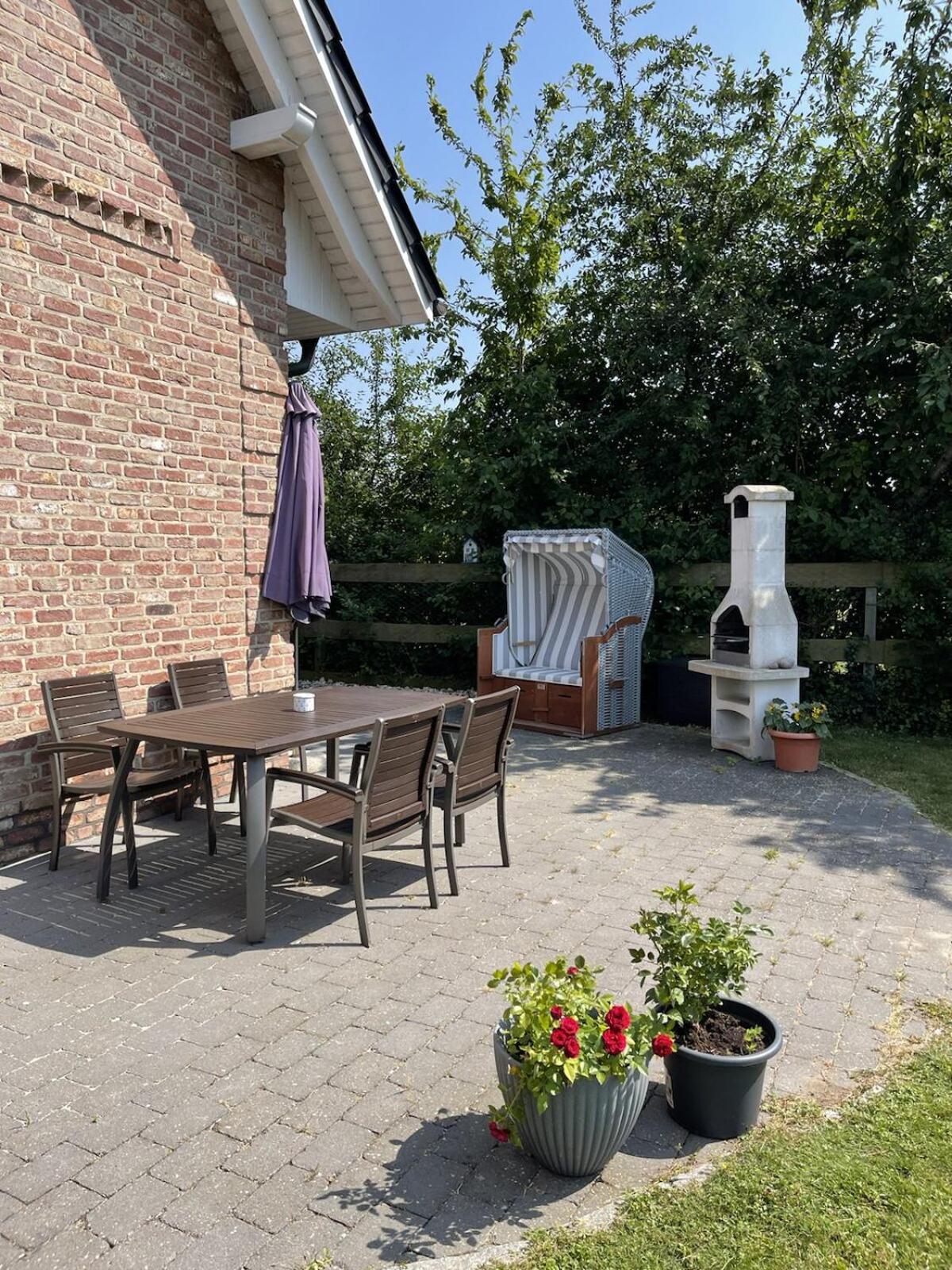 Haus Am Dorfteich B eingefriedet