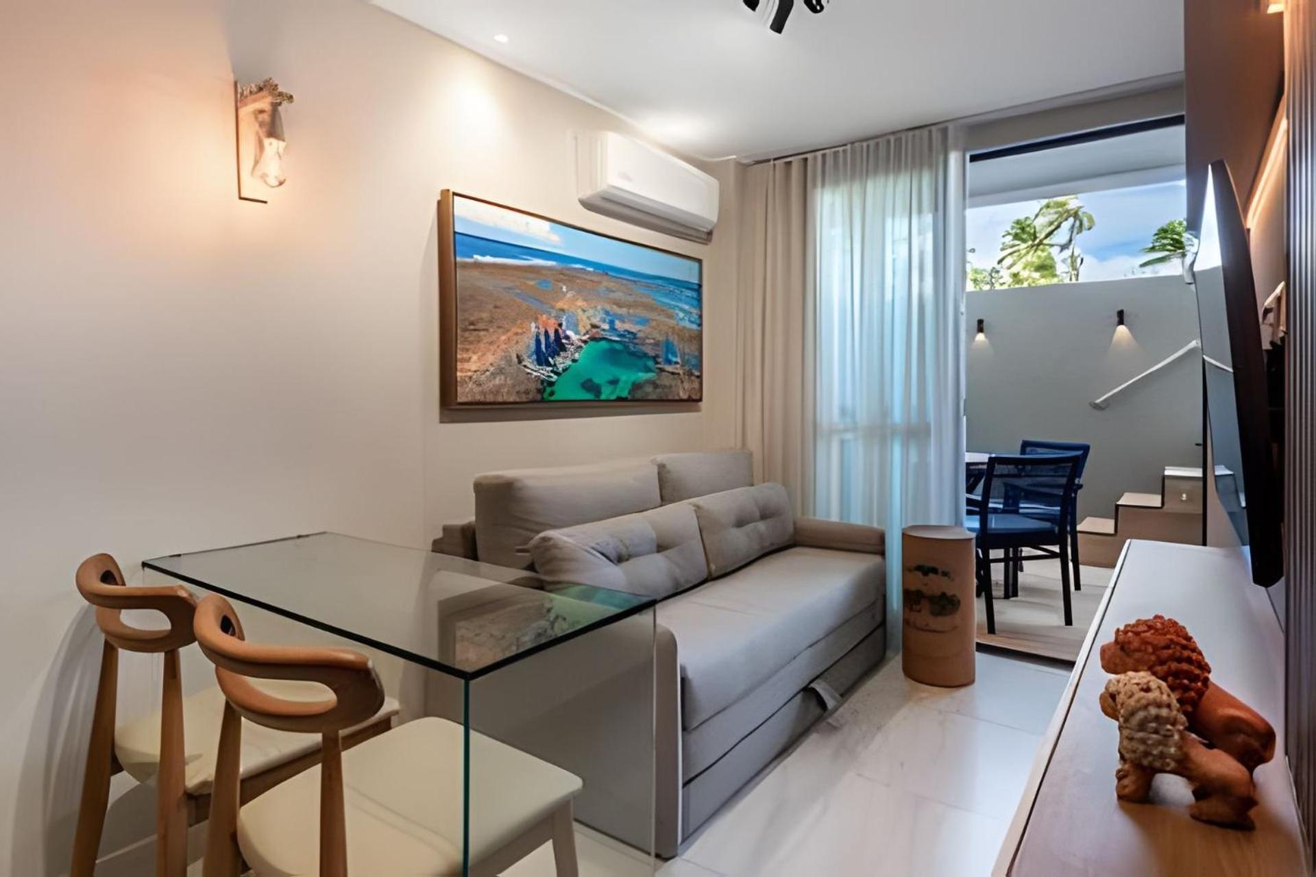 Beachfront flat at Porto de Galinhas beach, close to the natural pools.