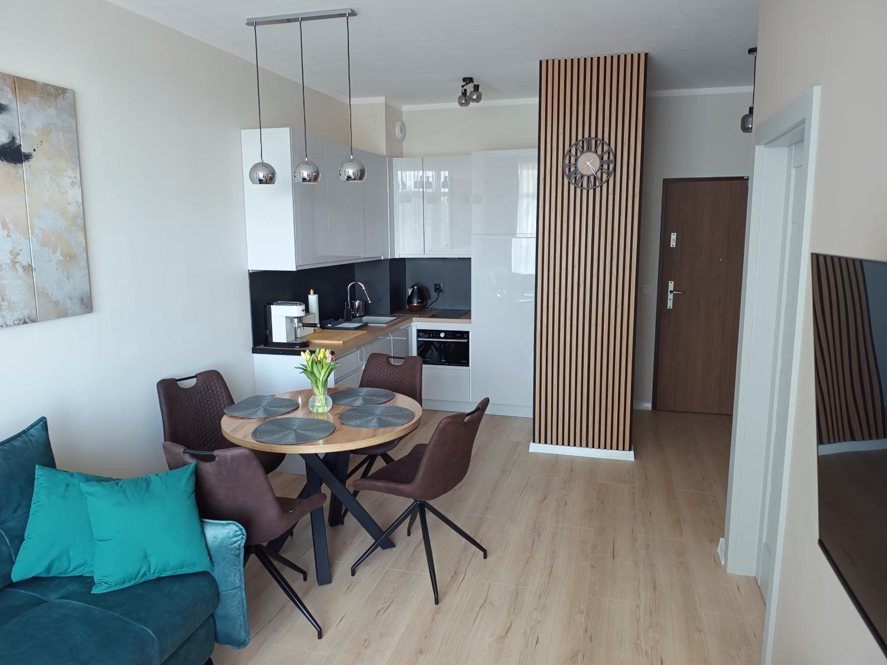 Apartament Grey 52, 3 min od plaży, basen, plac zabaw, darmowy parking!