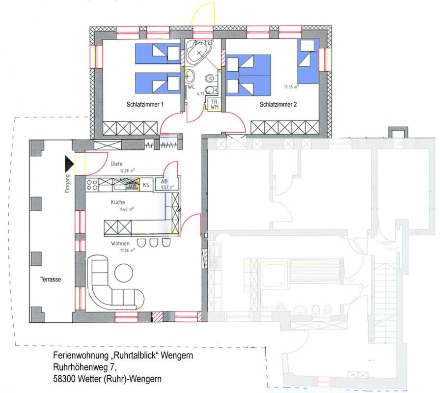 Ferienwohnung Ruhrblick Wengern