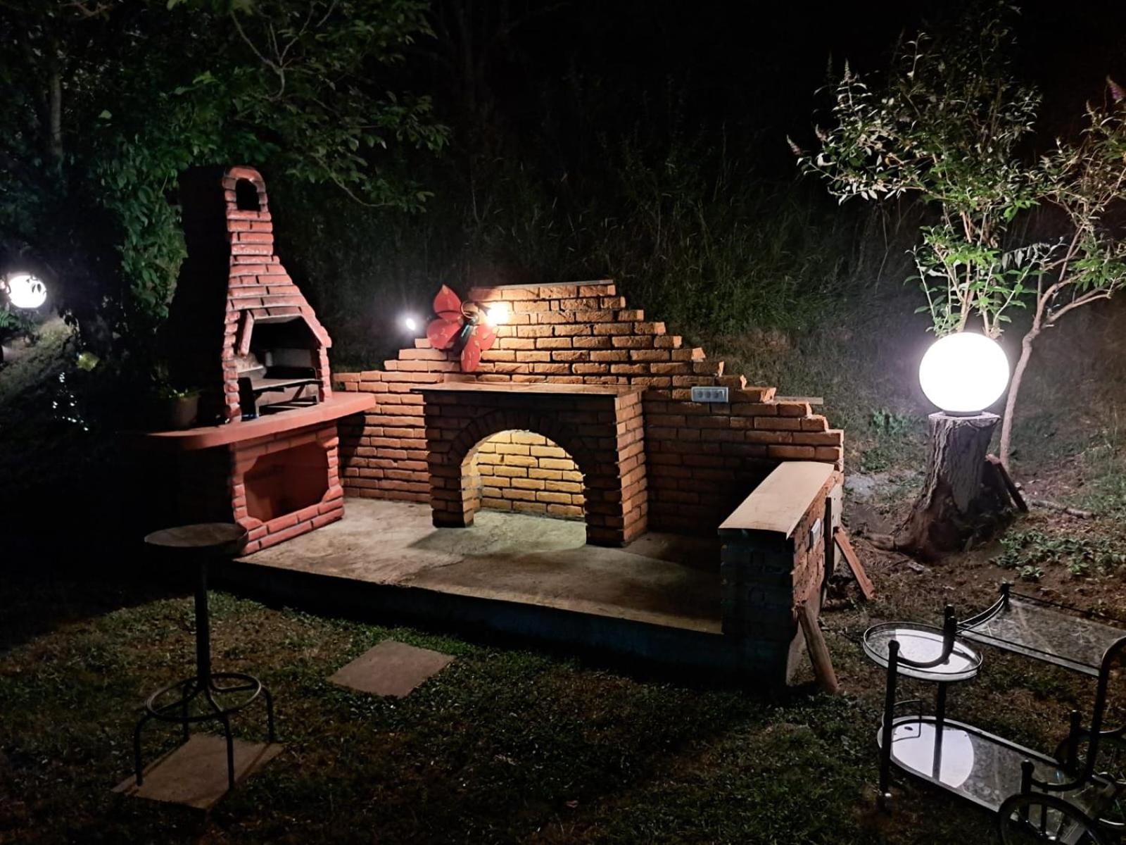 Dušanovac Panorama House - veliko dvoriste, 2 rostilja, pogled na Rasku
