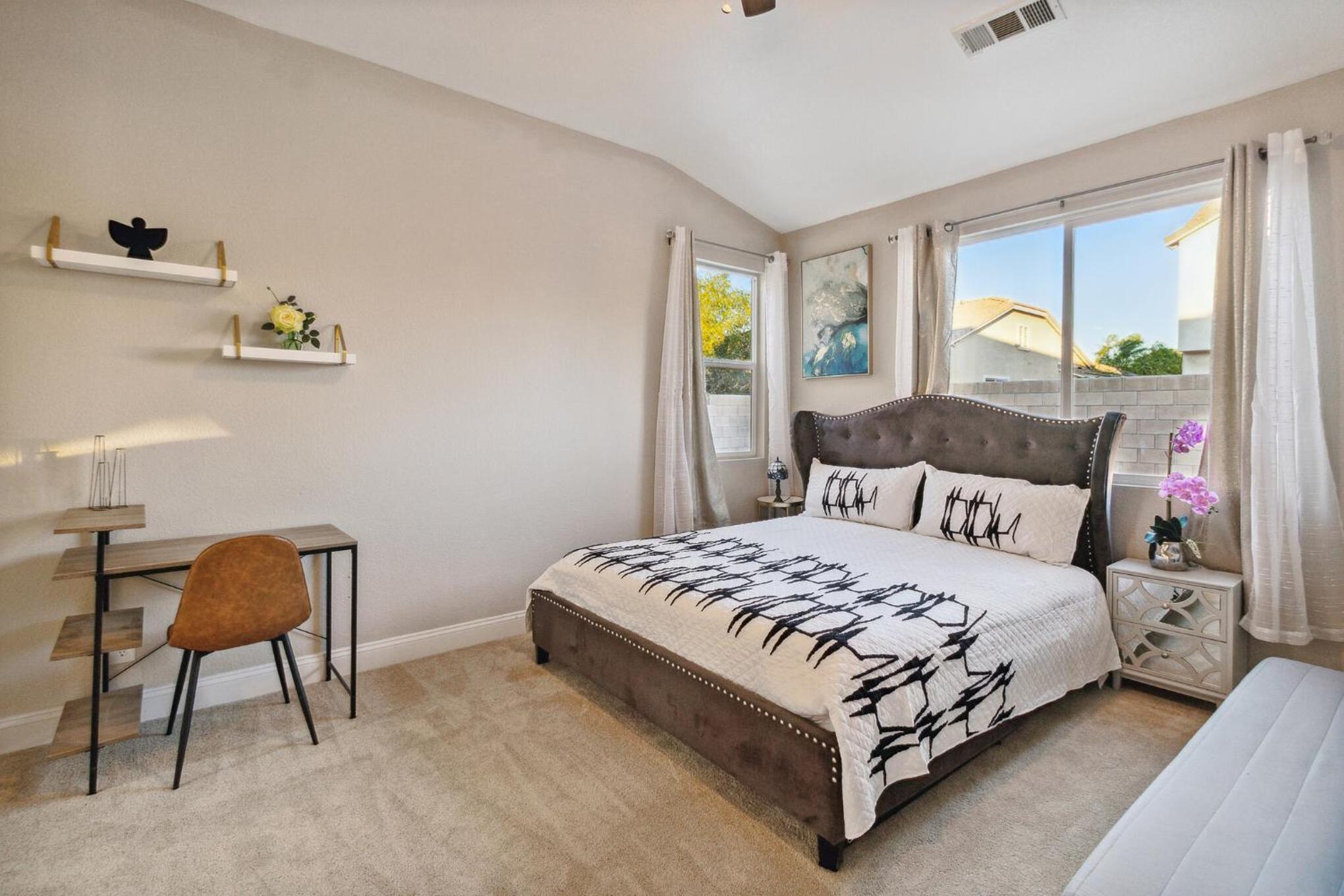 Modern 4BR Oasis, Fireplace, Patio & Spacious Family Room view 3
