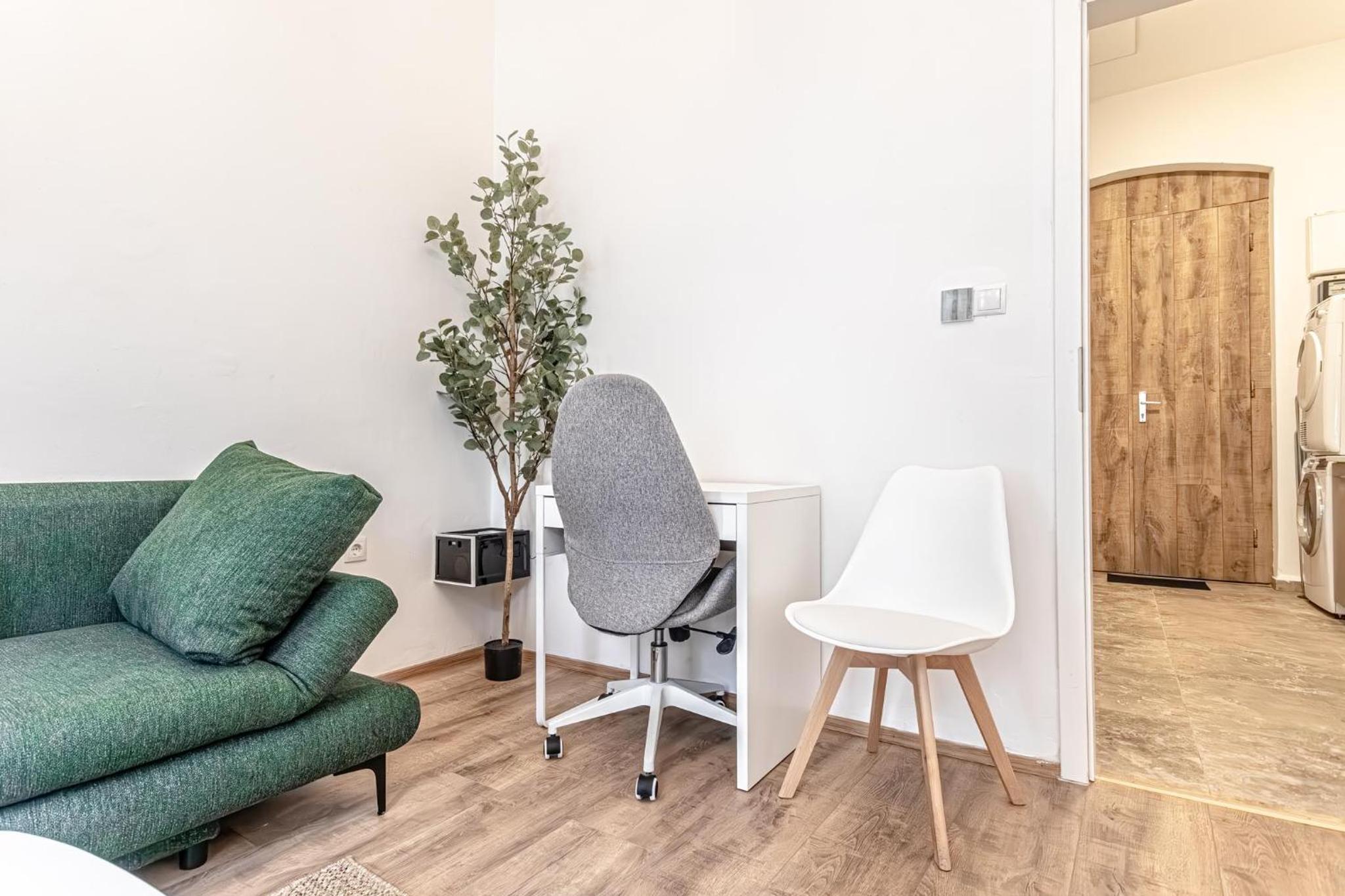 Lovely 1BR & 1LR Ground Floor Gem 15 min to City Center via U3