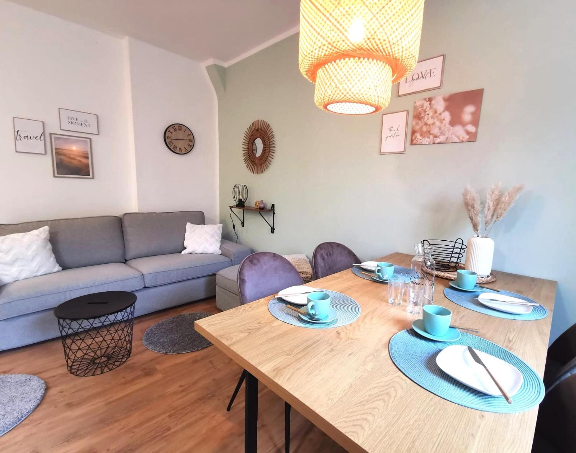 BohnApartments XL Suite - 2 Schlafzimmer mit Balkon - Zentrum - Petersberg - Domplatz