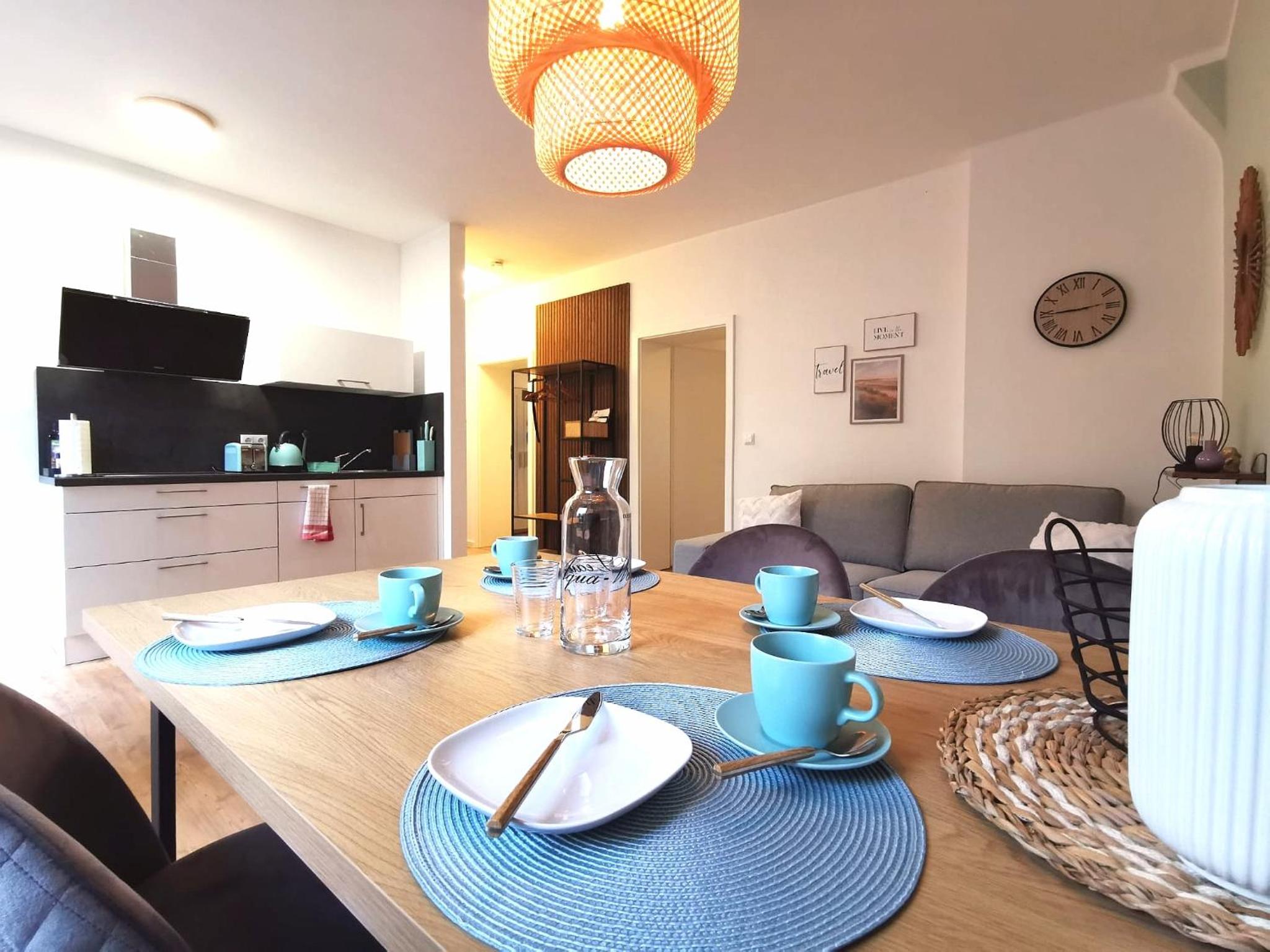 BohnApartments XL Suite - 2 Schlafzimmer mit Balkon - Zentrum - Petersberg - Domplatz