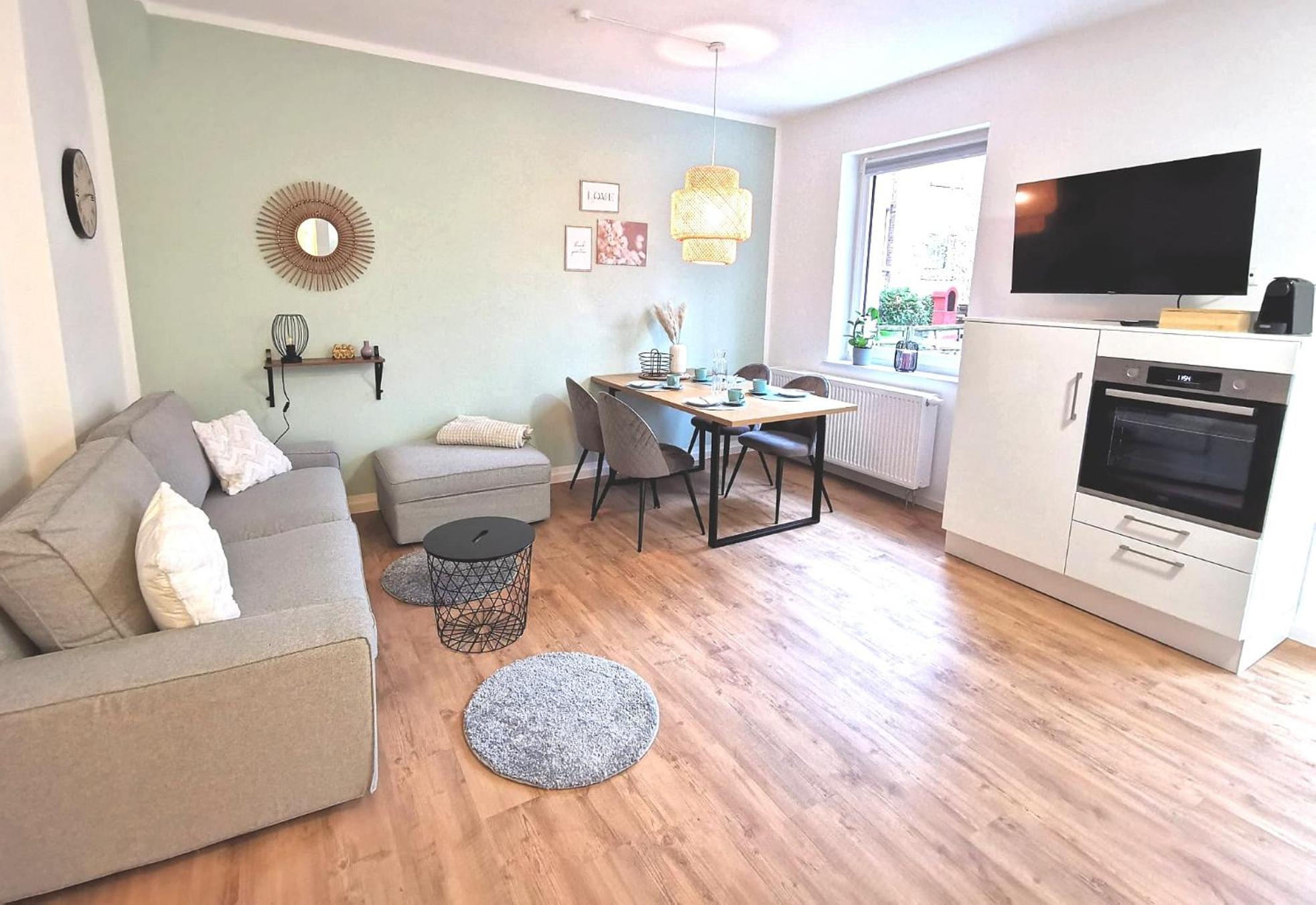 BohnApartments XL Suite - 2 Schlafzimmer mit Balkon - Zentrum - Petersberg - Domplatz