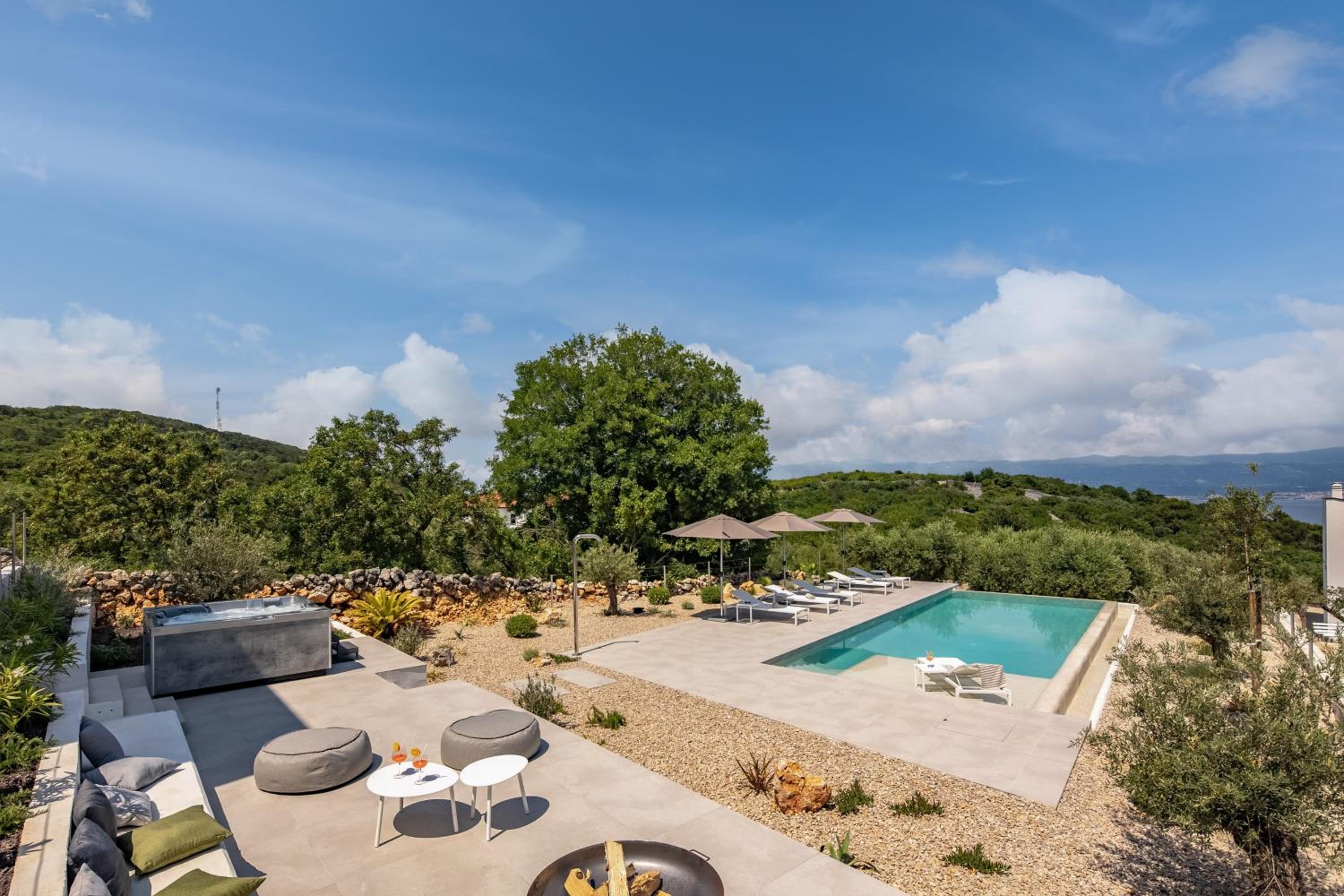 Luxusvilla Moana mit Olivenhain