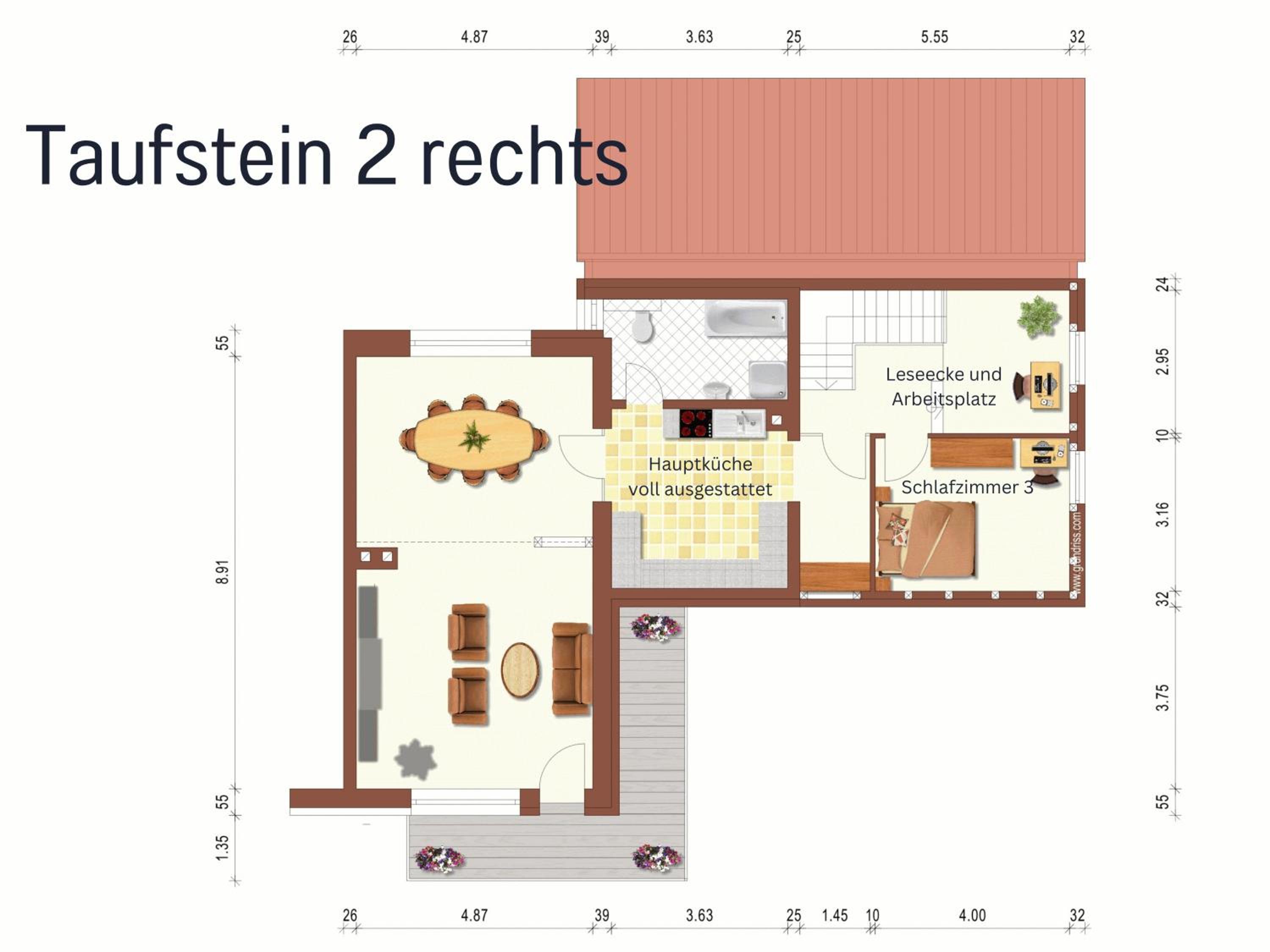 Großes Ferienhaus für 12 -17 Personen mit Whirlpool - Spielzimmer und Garten