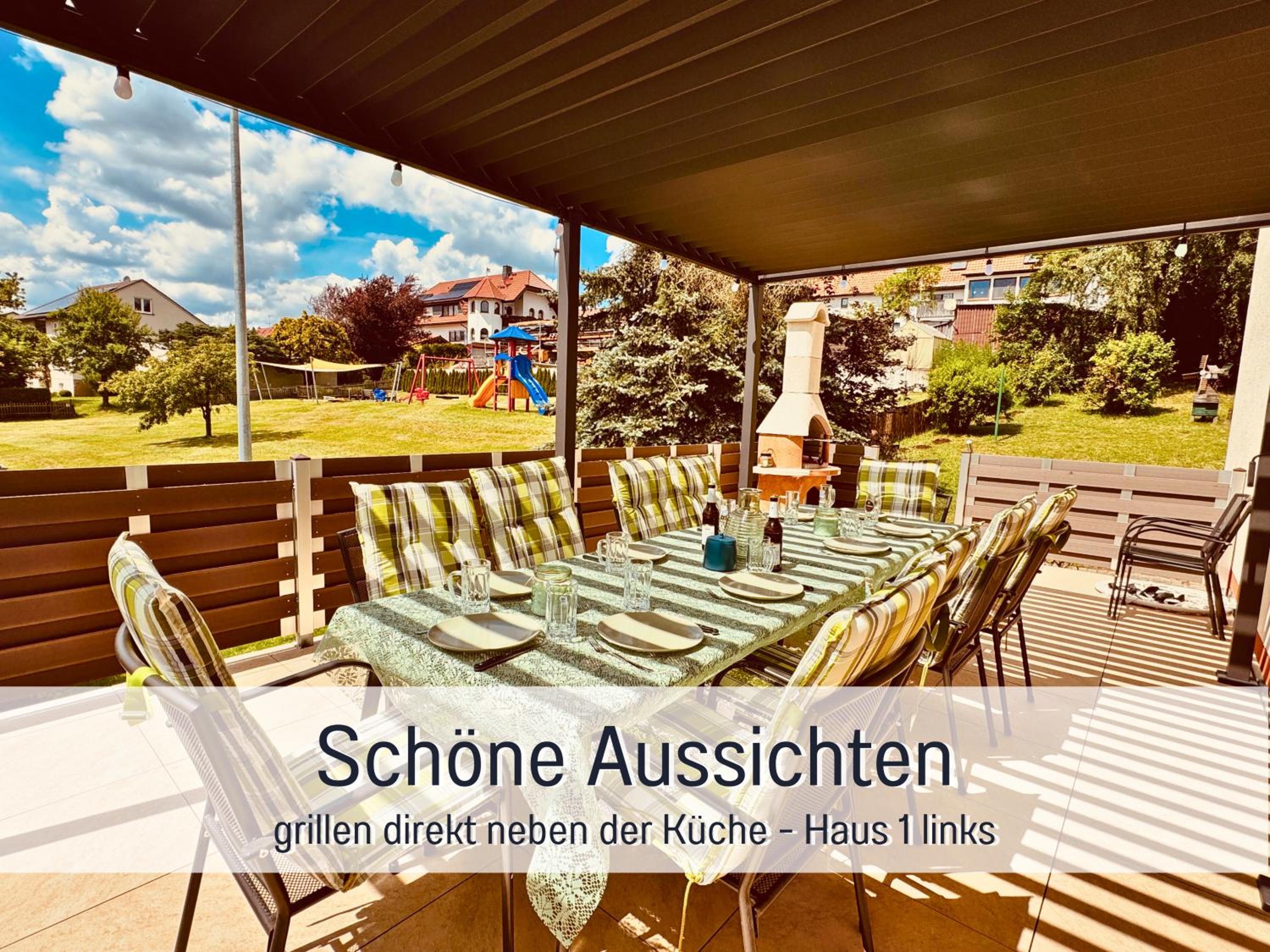 Großes Ferienhaus für 12 -17 Personen mit Whirlpool - Spielzimmer und Garten