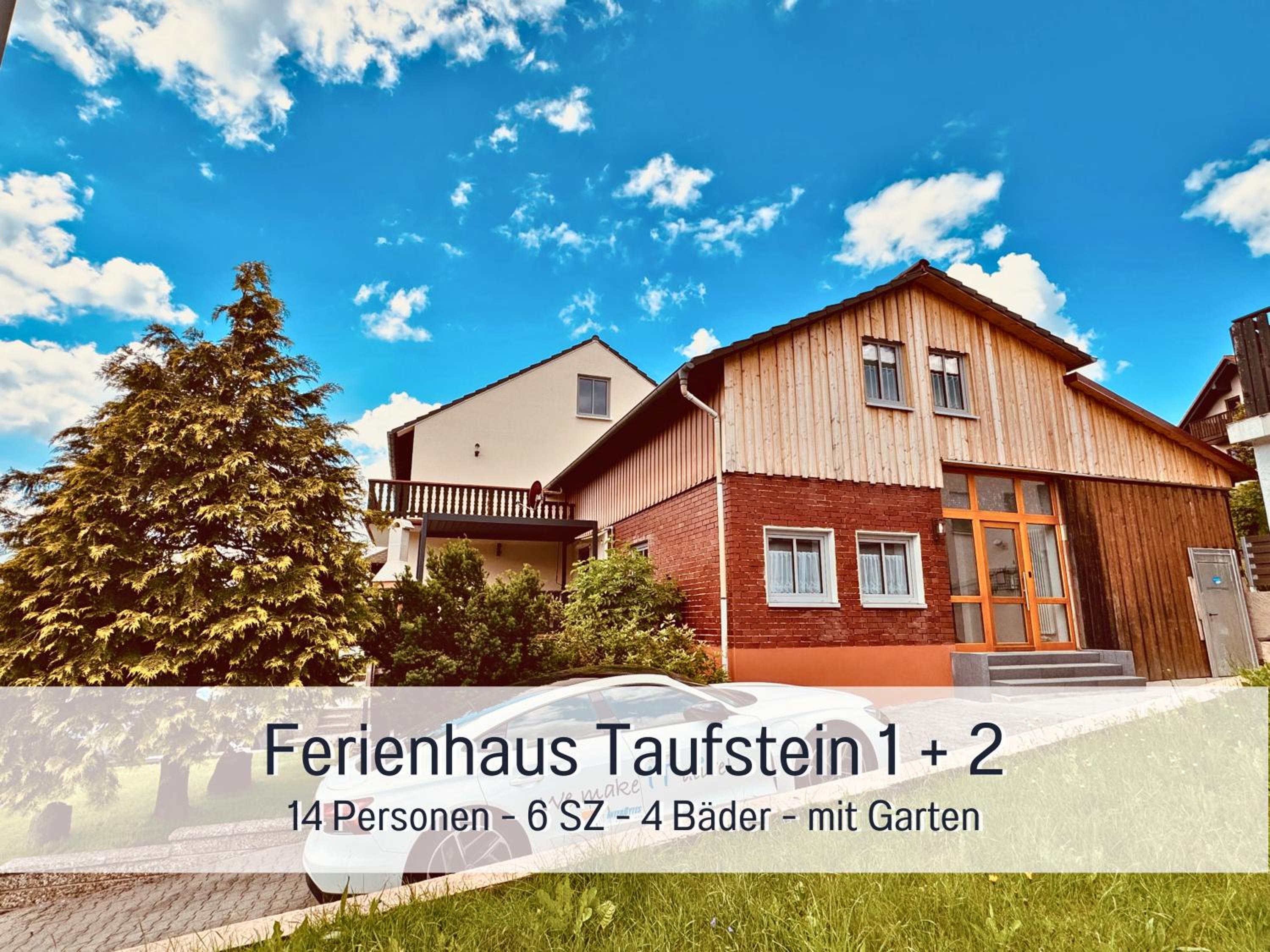 Großes Ferienhaus für 12 -17 Personen mit Whirlpool - Spielzimmer und Garten