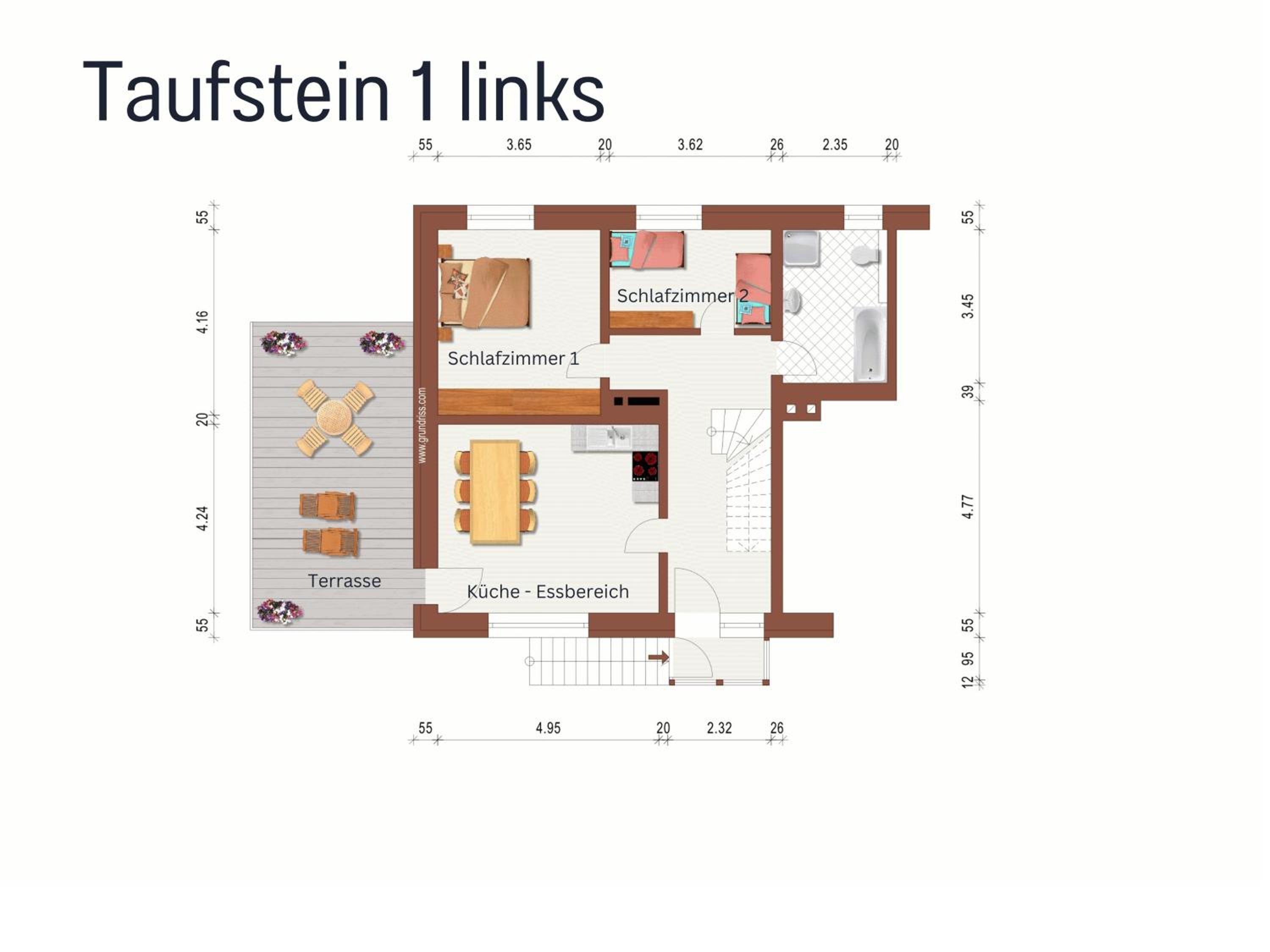 Großes Ferienhaus für 12 -17 Personen mit Whirlpool - Spielzimmer und Garten