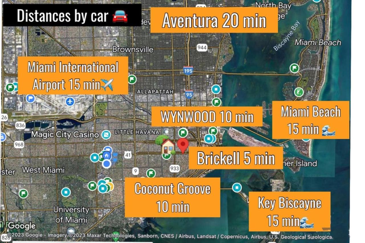 West Brickell GEM With Private Garden, 2BR 2BATH