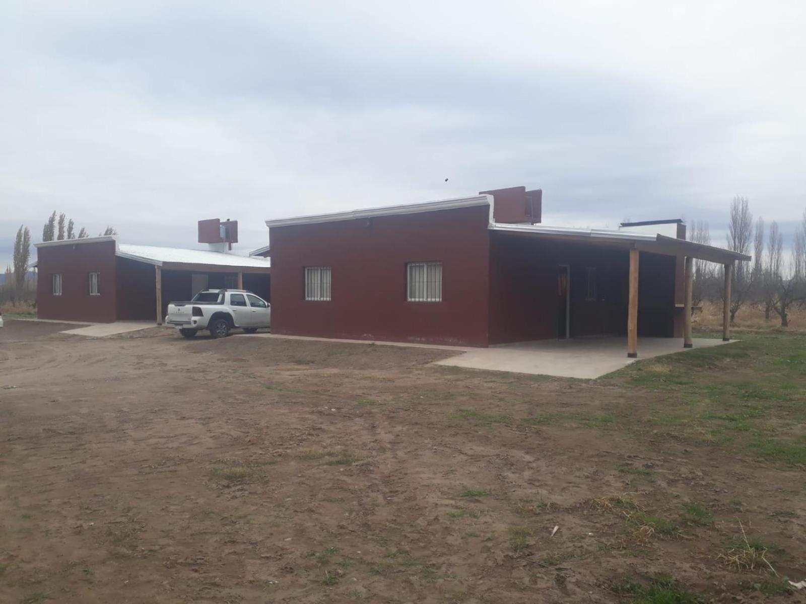 Cabañas rodeada de viñedos con piscina
