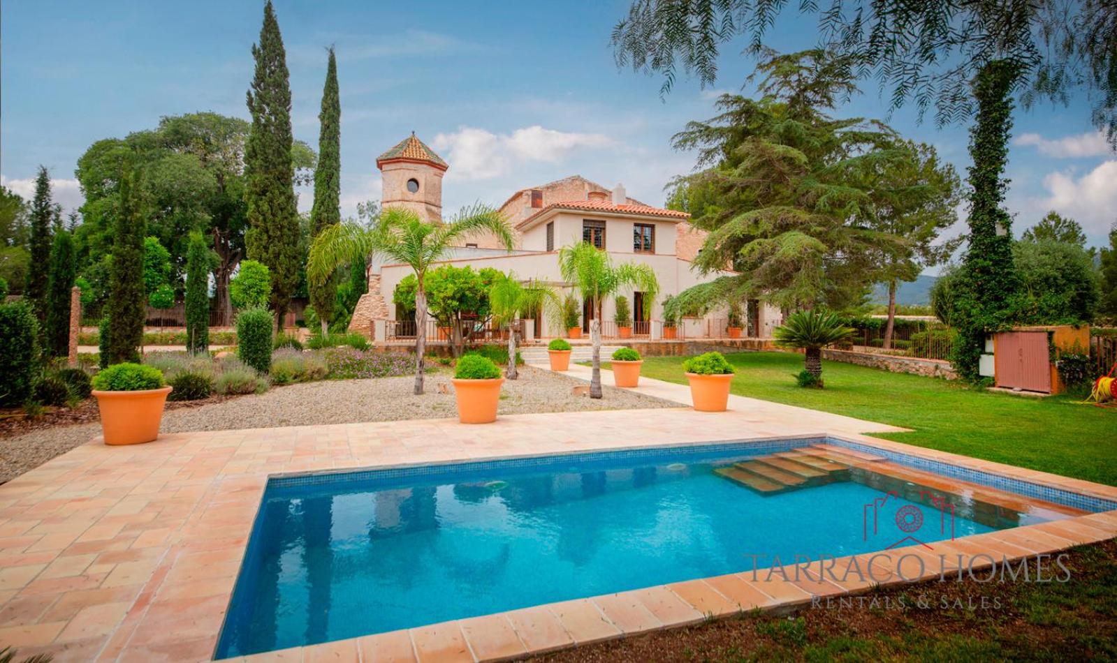 TarracoHomes-Deluxe Countyside Villa Mas Bell con Piscina Privada
