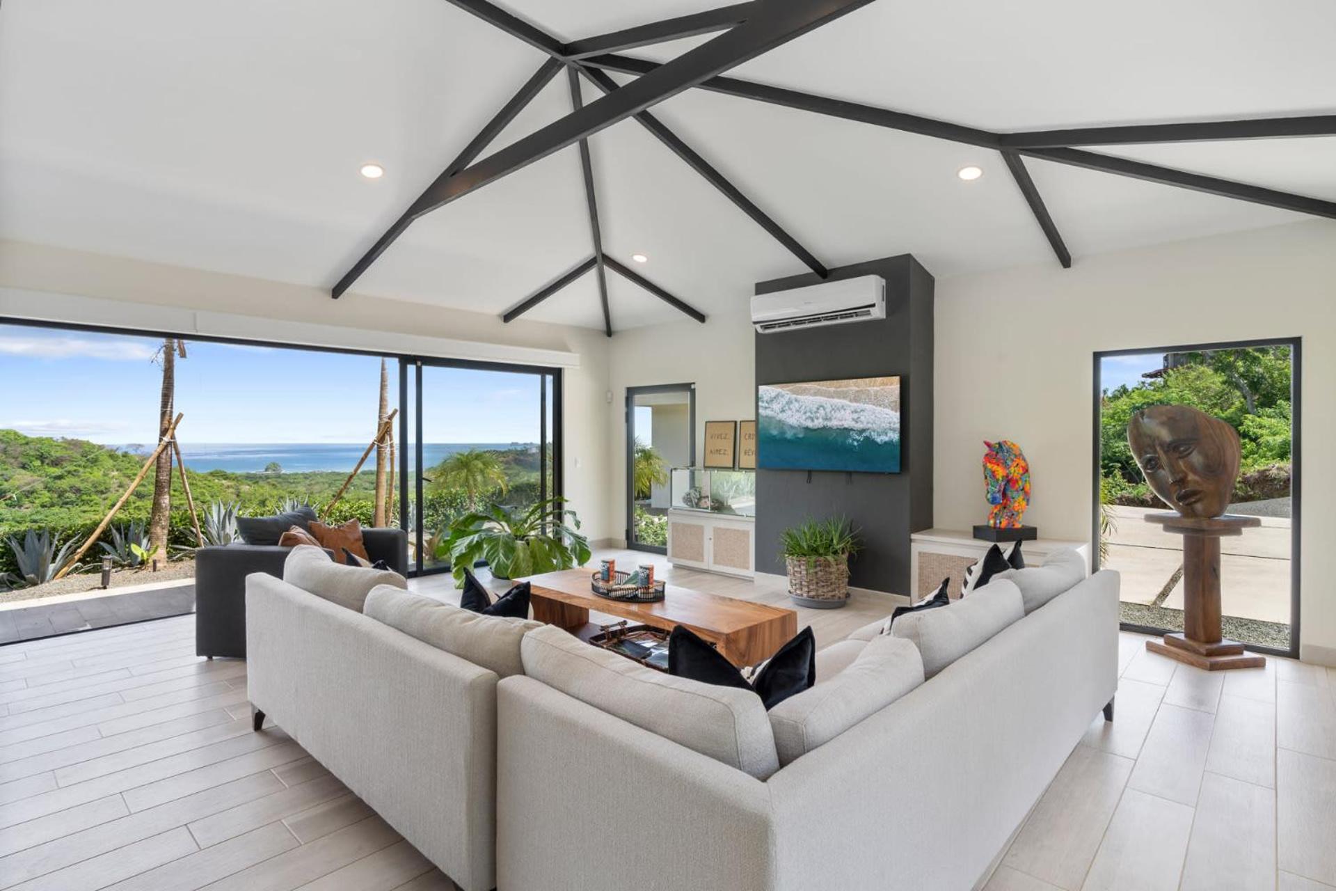 Luxe Tropical Villa with Sparkling Infinity Pool, Panoramic Ocean Views & Community Amenities