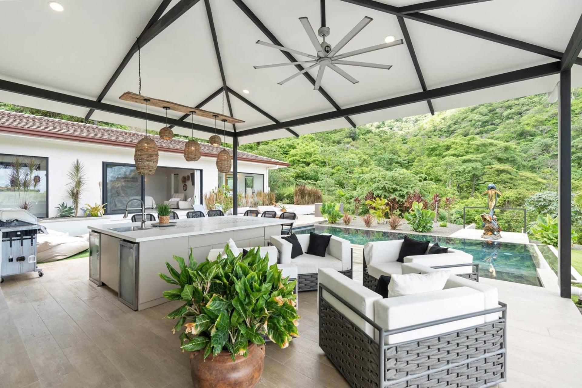 Luxe Tropical Villa with Sparkling Infinity Pool, Panoramic Ocean Views & Community Amenities