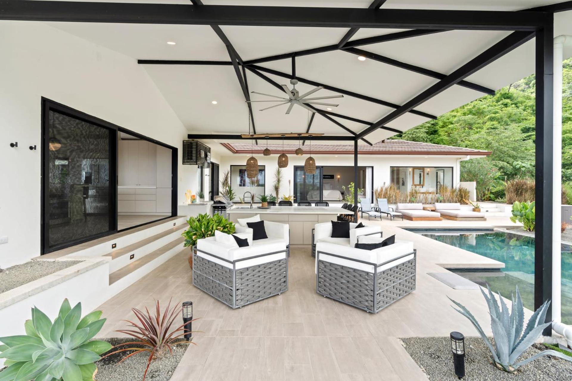 Luxe Tropical Villa with Sparkling Infinity Pool, Panoramic Ocean Views & Community Amenities