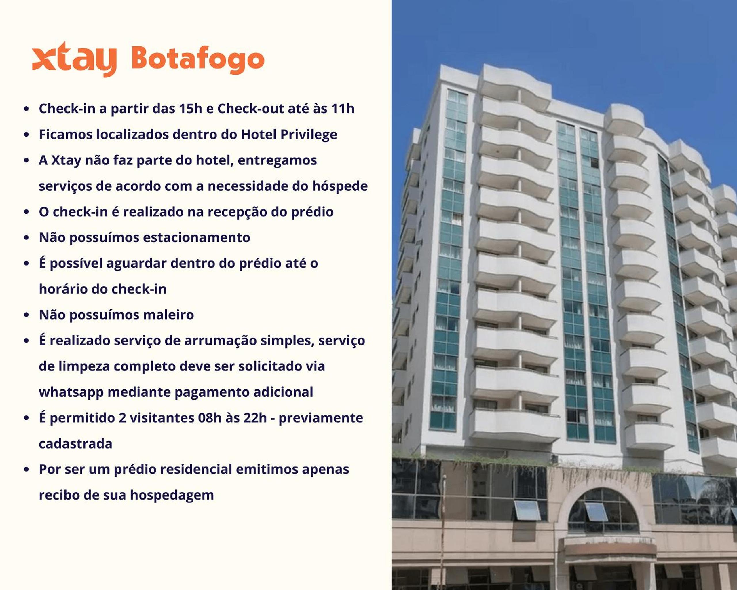 Xtay Privilege Botafogo - Apartments 6 min from the Beach and near Copacabana