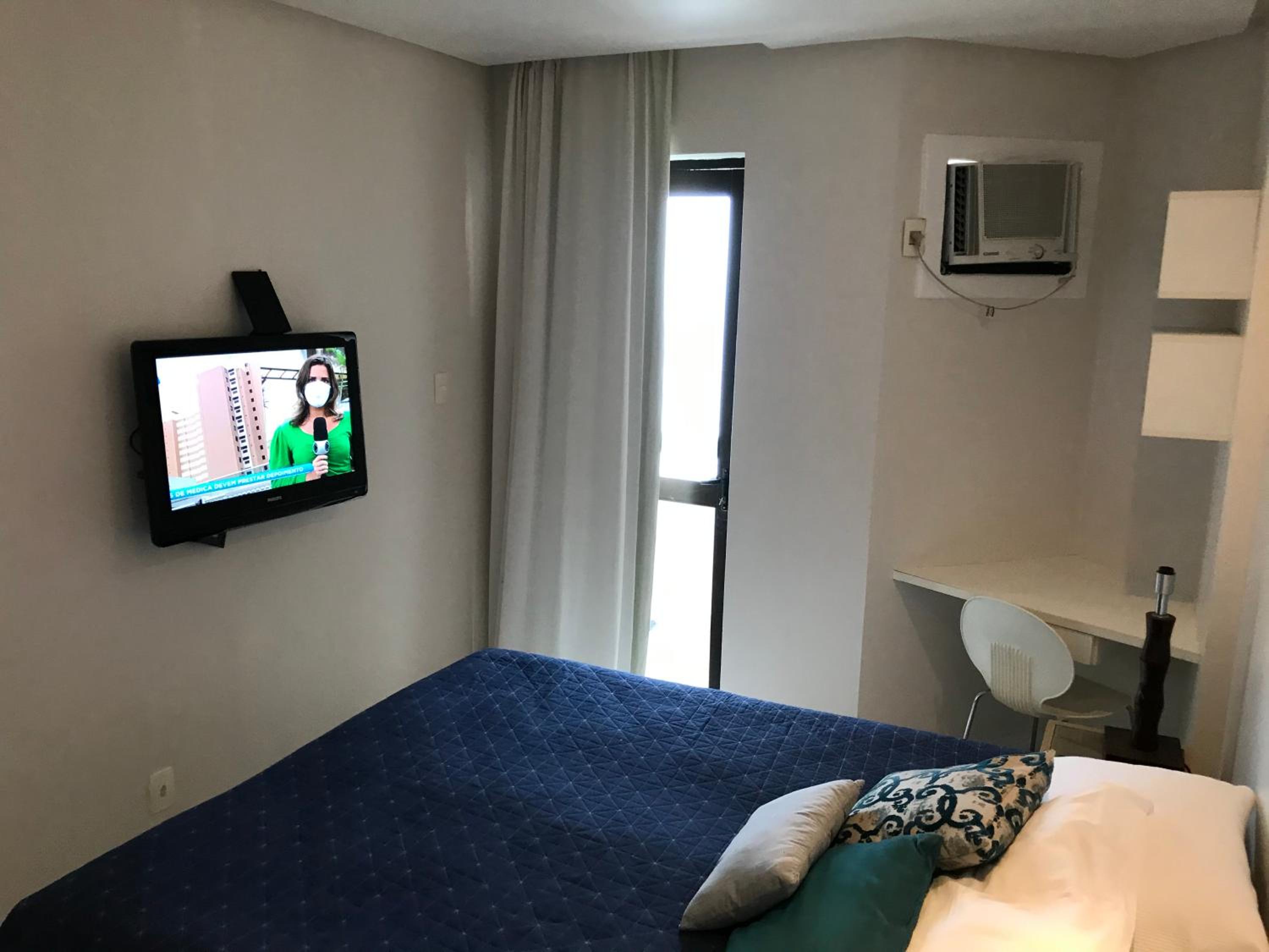 Apartamento ondina circuito carnaval decorado Cama king