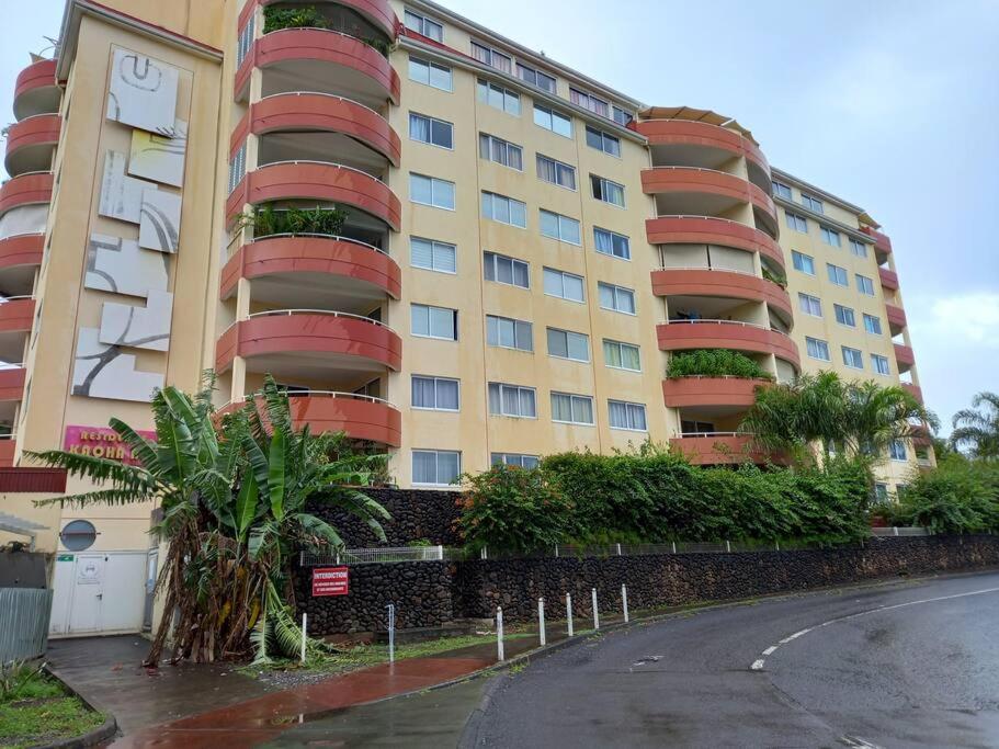 Appartement 2 chambres centre Papeete vue Moorea view 2