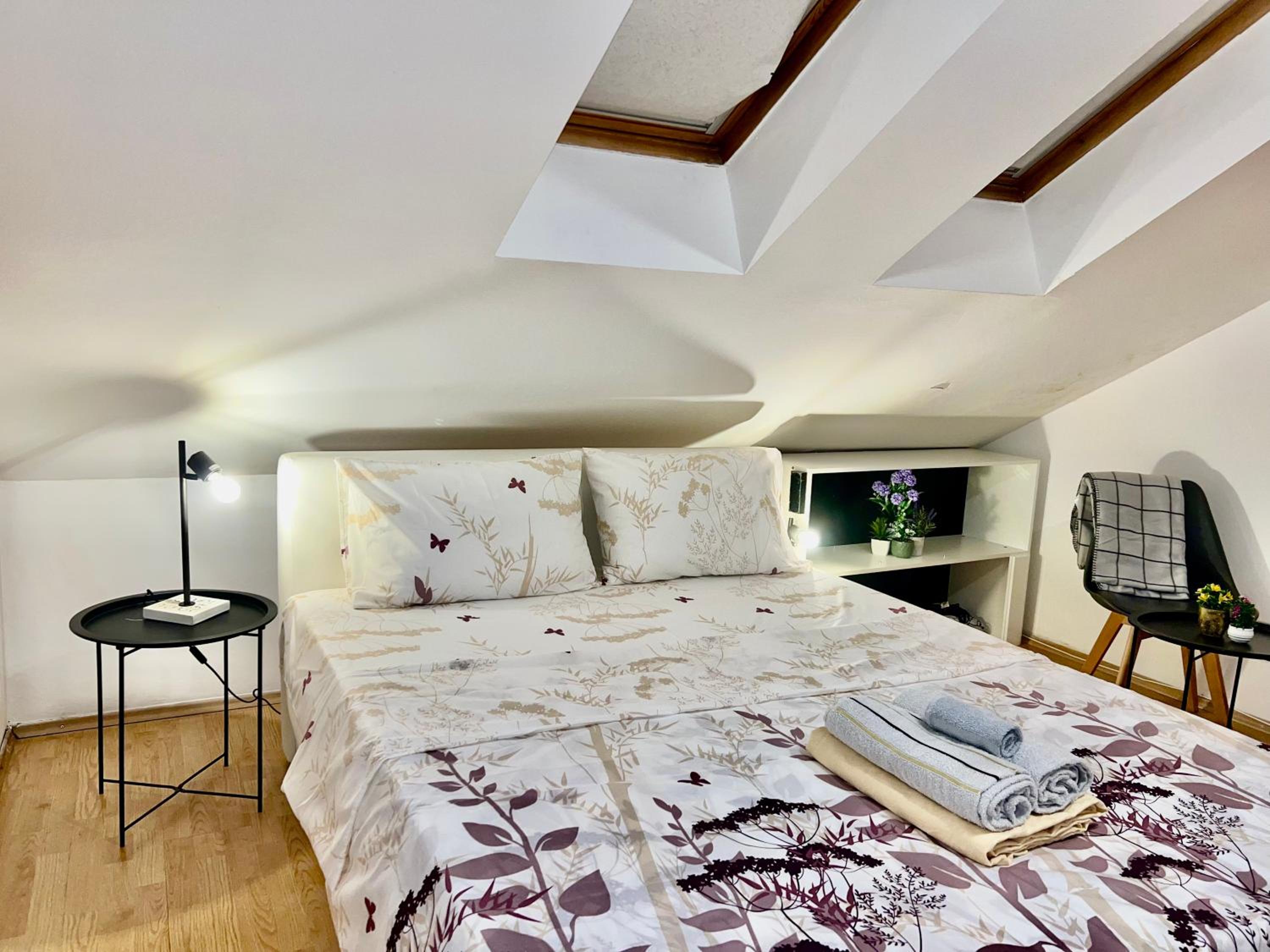 City Center One-Bedroom Loft Apartment