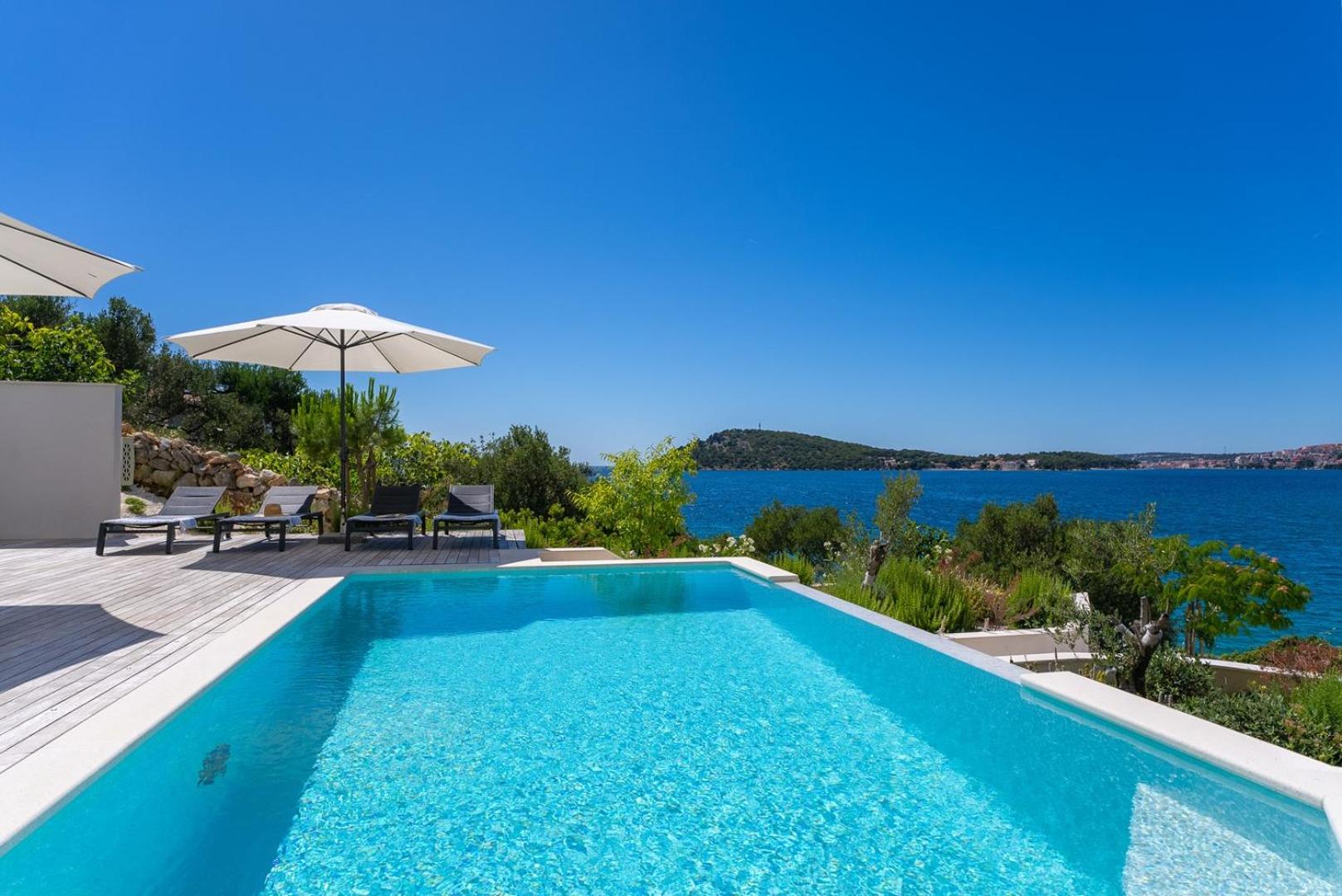 Luxury Seafront Villa Roots with private, heated pool, 5 en-suite bedrooms, enchanting sea views view 2
