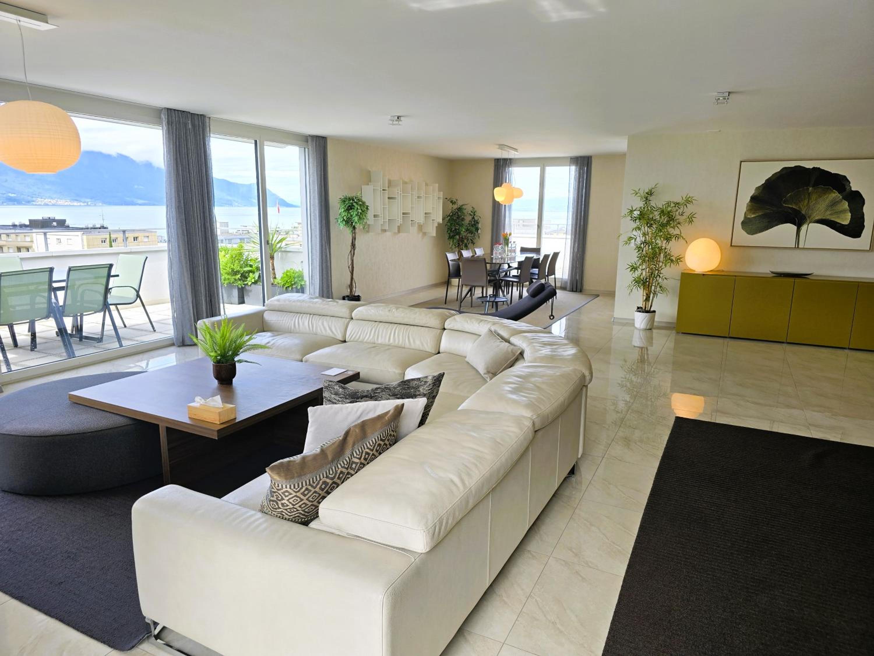 Montreux Four Bedroom Penthouse by Swiss Hotel Apartments
