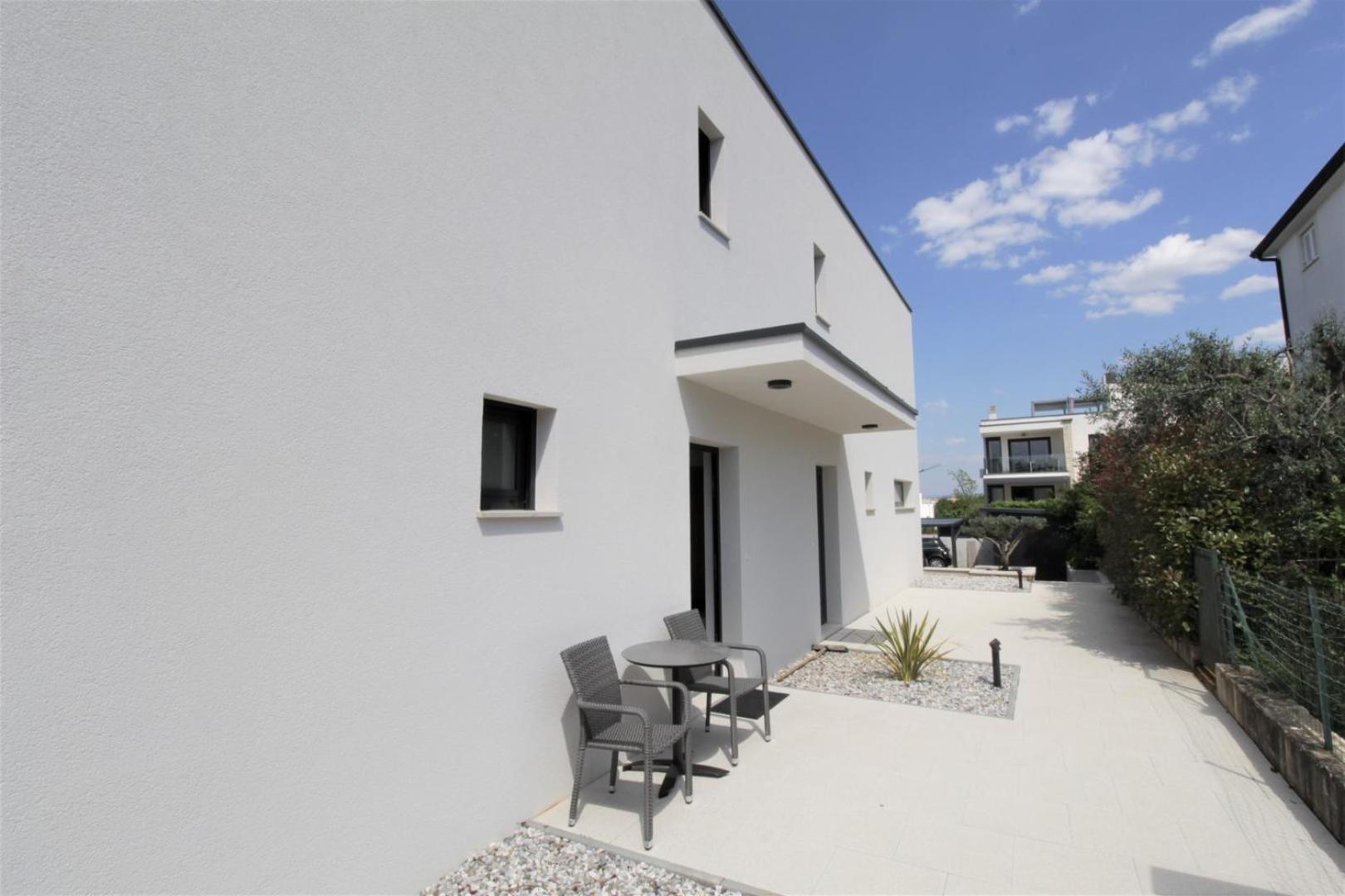 House Andrej, Entire semi-detached house with a terrace, parking, 400 m from beach view 3