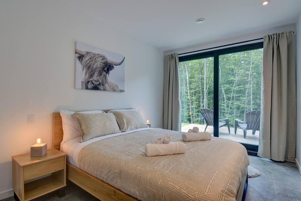Modern Scandinavian Chalet with Jacuzzi, Pool, Lake
