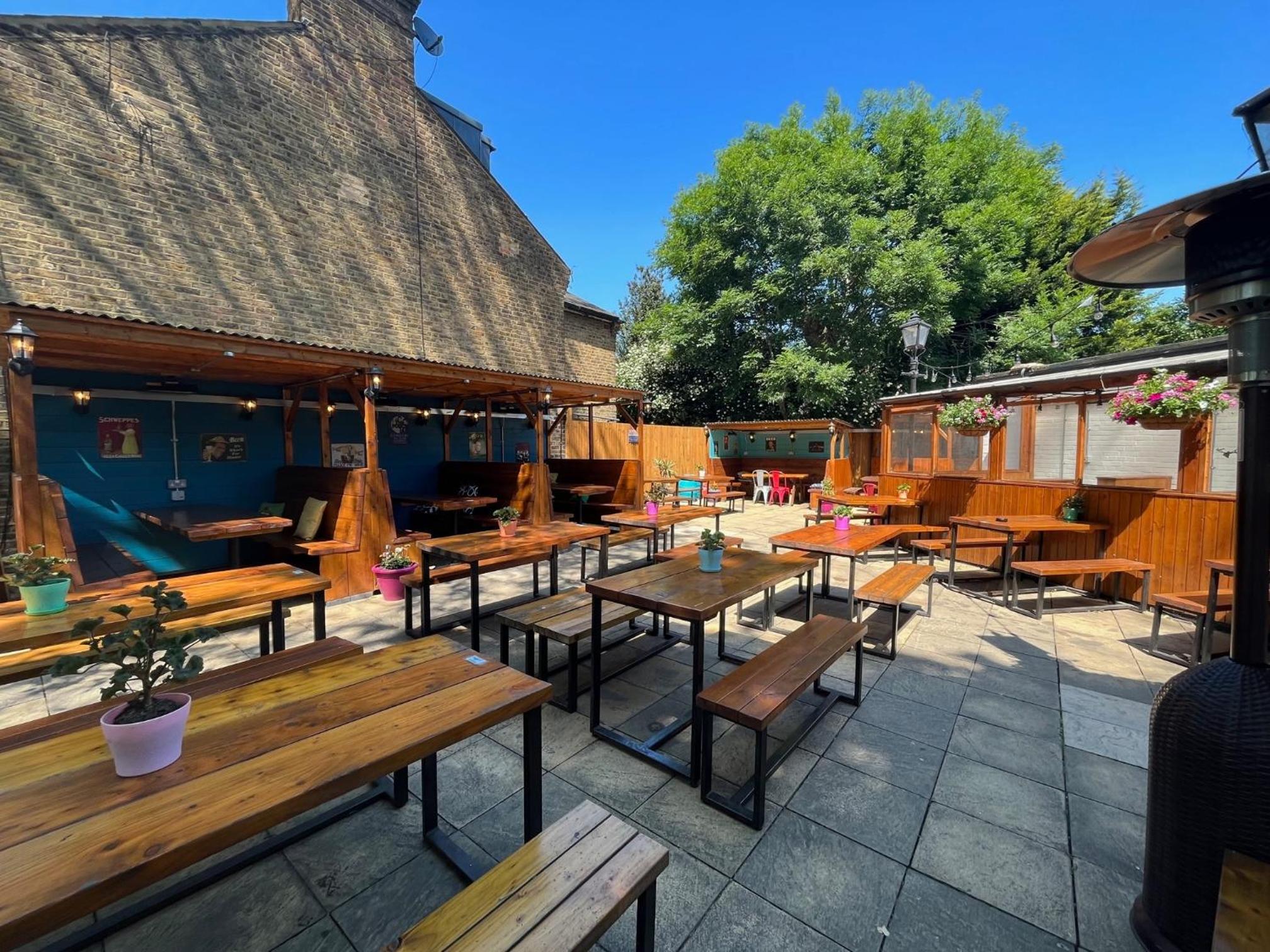 outdoor bbq area