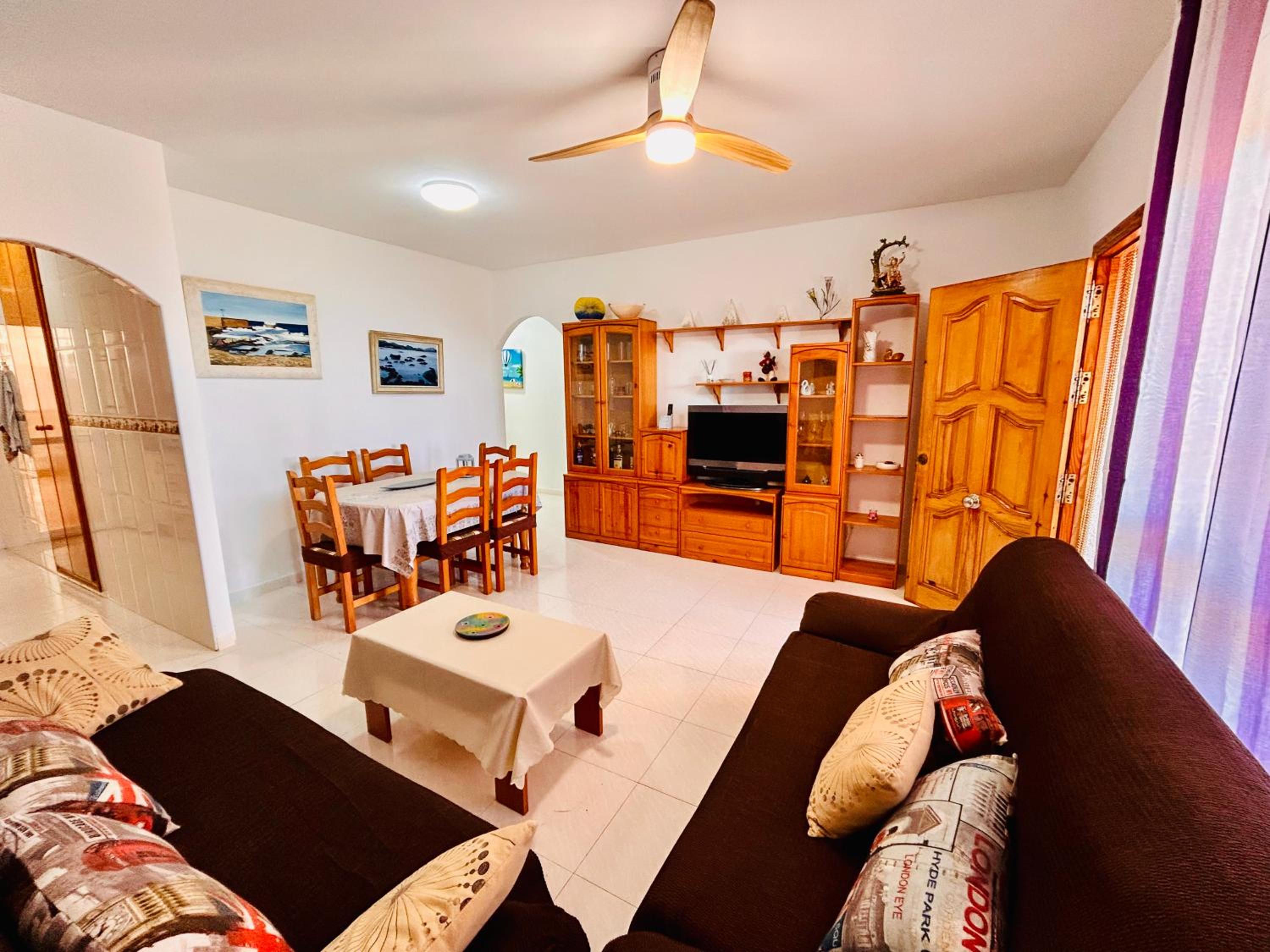 Apartamento en primera línea en Pozo del Esparto