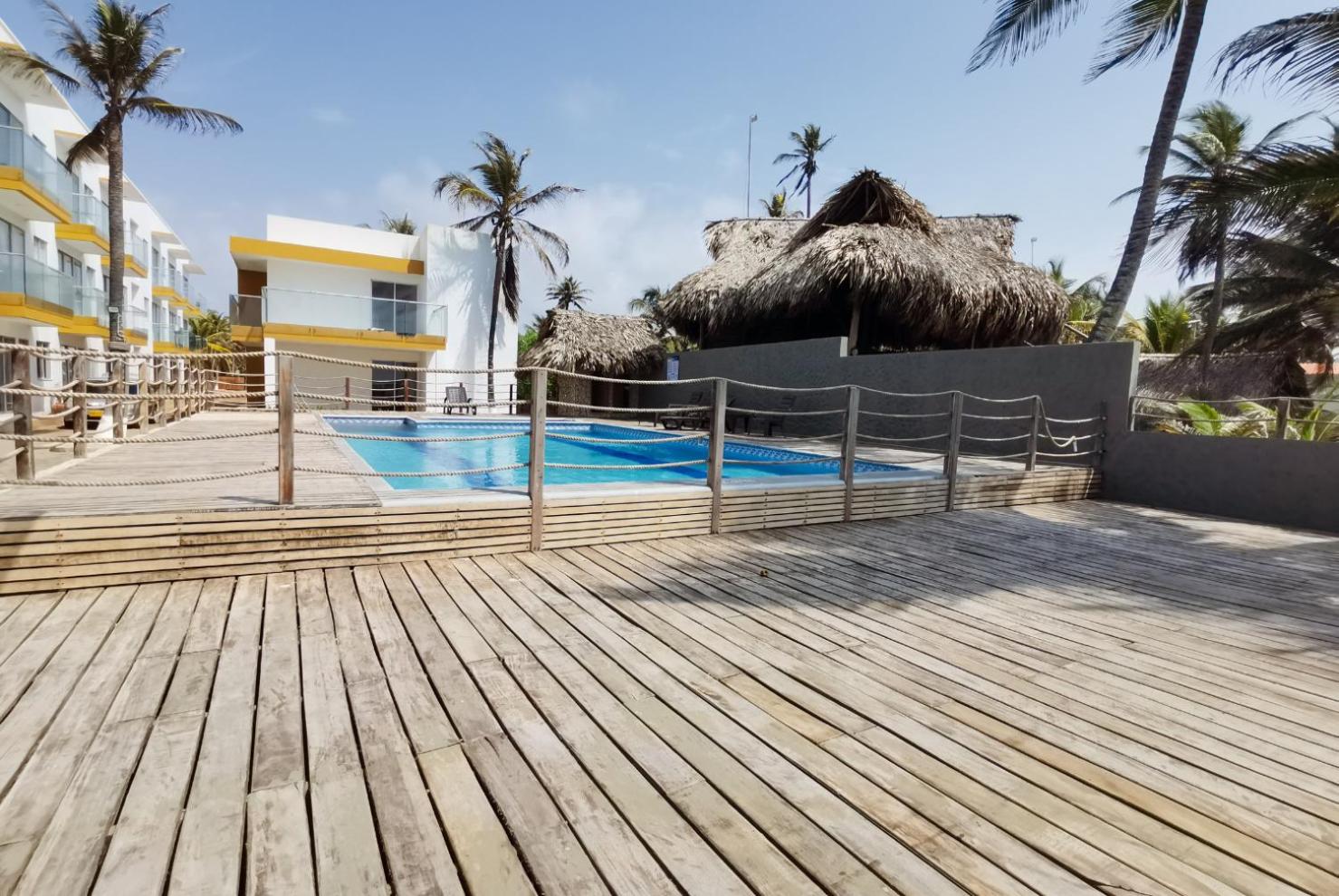 Cabaña 5 Playa Piso 1- Palmar De Los Vientos-San Bernardo del Viento
