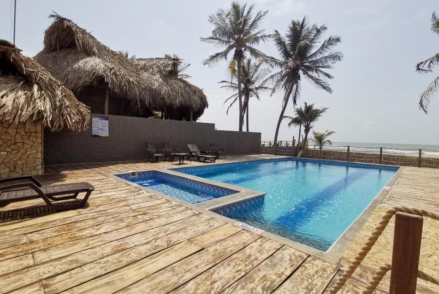 Cabaña 5 Playa Piso 1- Palmar De Los Vientos-San Bernardo del Viento