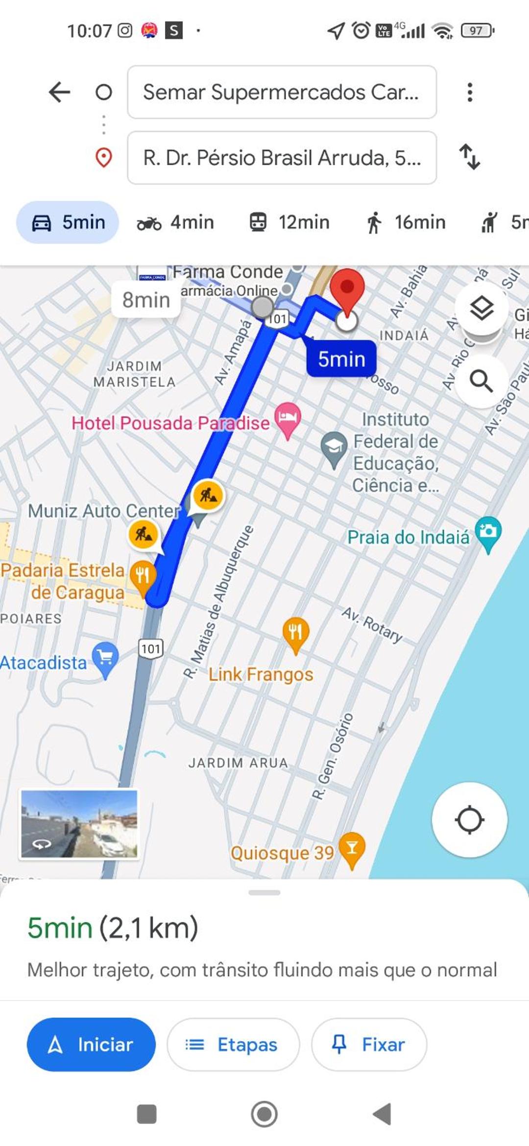 Casa temporada no Indaiá com wi-fi e churrasqueira