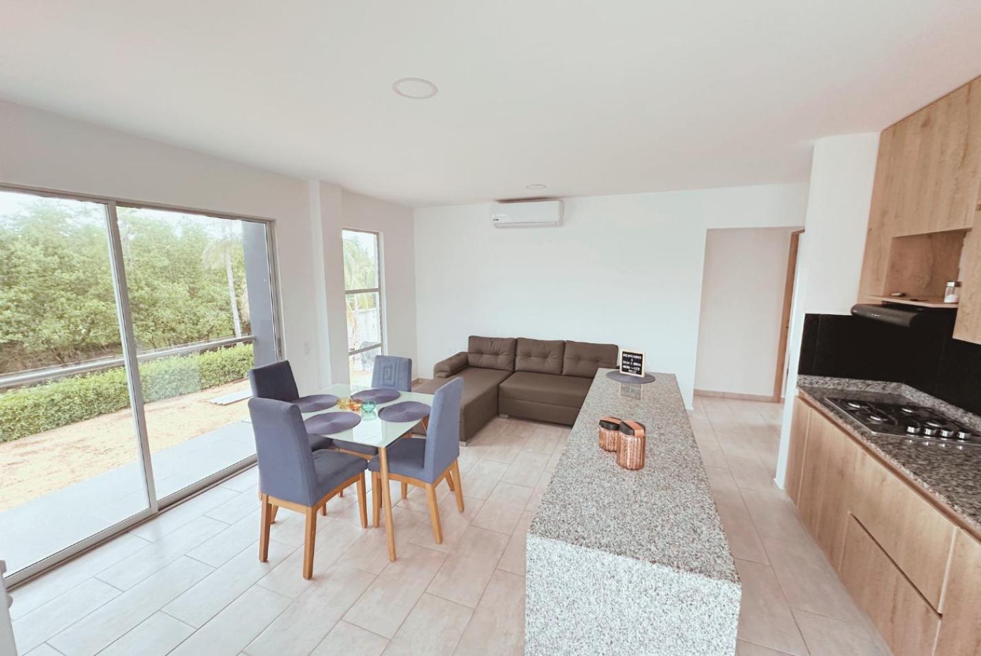 Cabaña 5 Playa Piso 1- Palmar De Los Vientos-San Bernardo del Viento