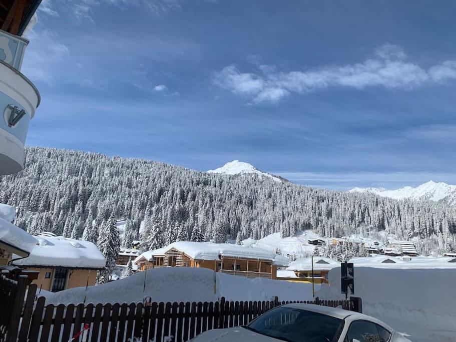 Tirolese style apartment in Madonna di Campiglio, first floor view 5